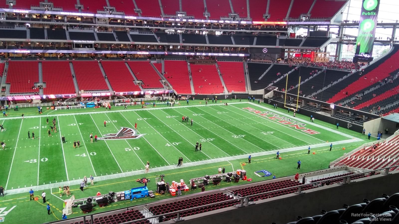 Mercedes-Benz Stadium Club 212 - Atlanta Falcons - RateYourSeats.com