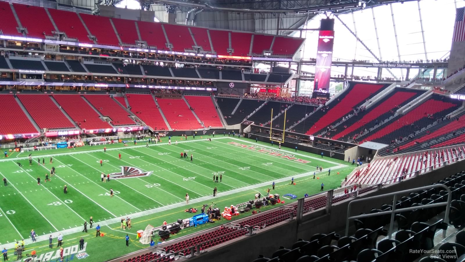 Mercedes-Benz Stadium Section 215 - Atlanta Falcons - RateYourSeats.com