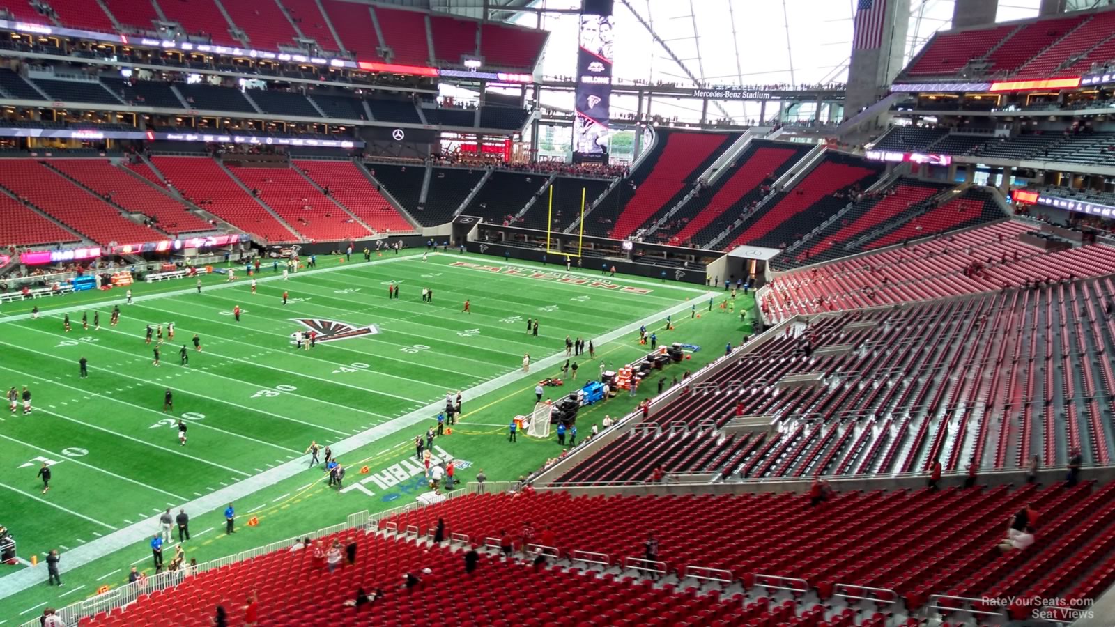 Mercedes-Benz Stadium Section 217 - Atlanta Falcons - RateYourSeats.com