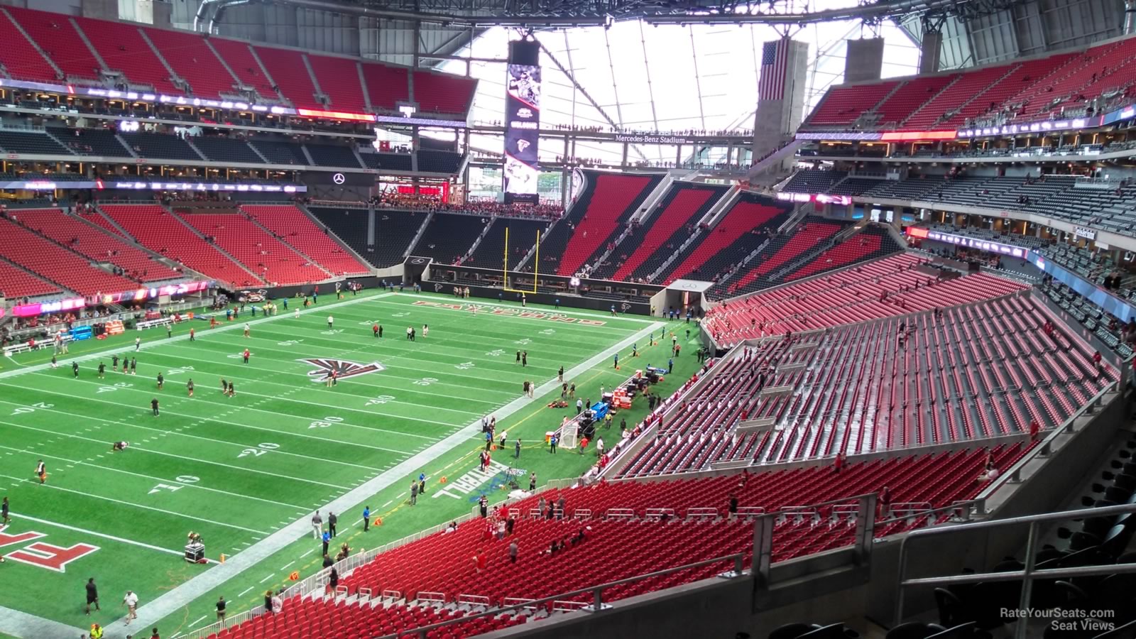 Mercedes-Benz Stadium Section 219 - Atlanta Falcons - RateYourSeats.com