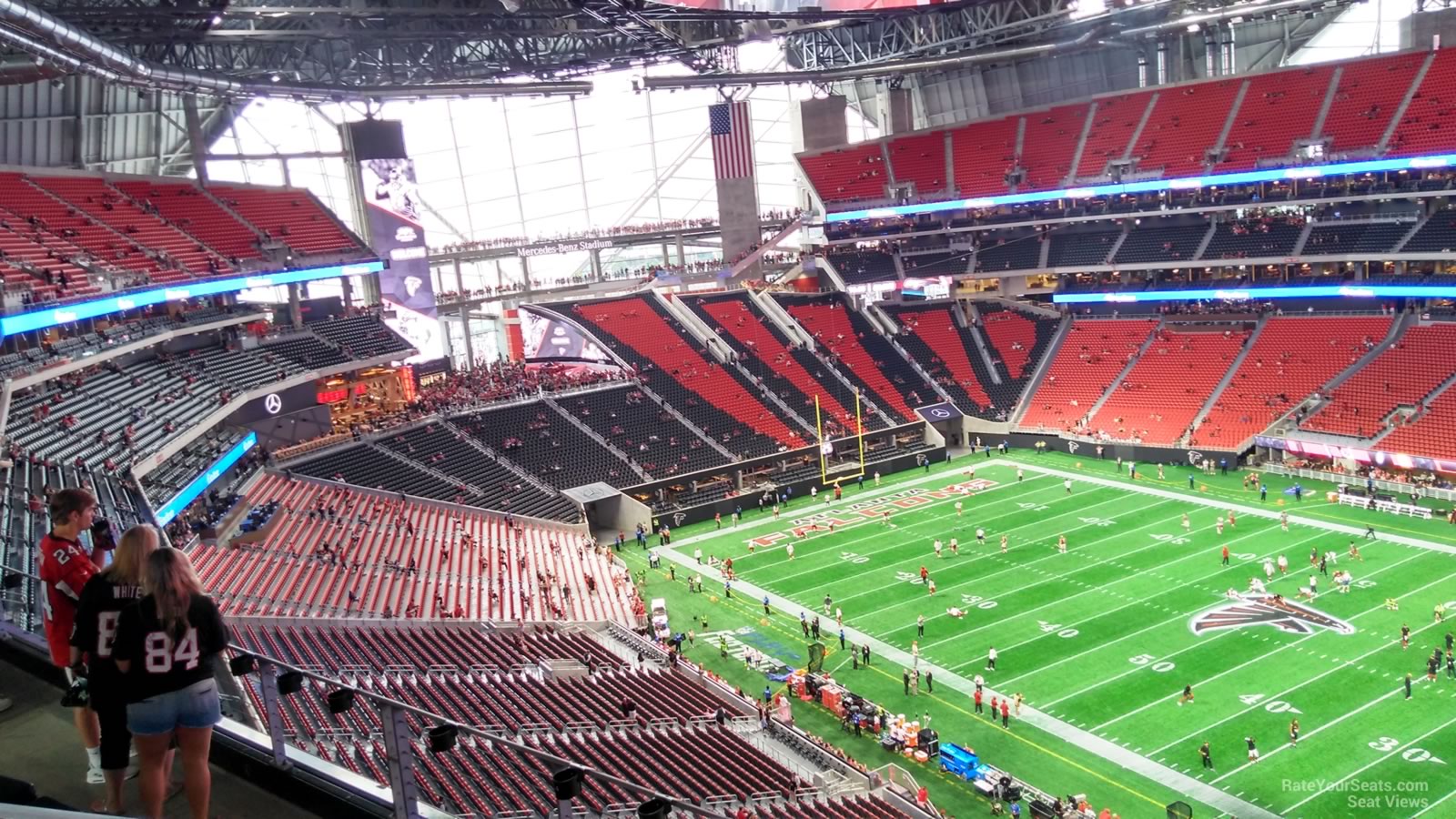 Mercedes-Benz Stadium Section 335 - Atlanta Falcons - RateYourSeats.com