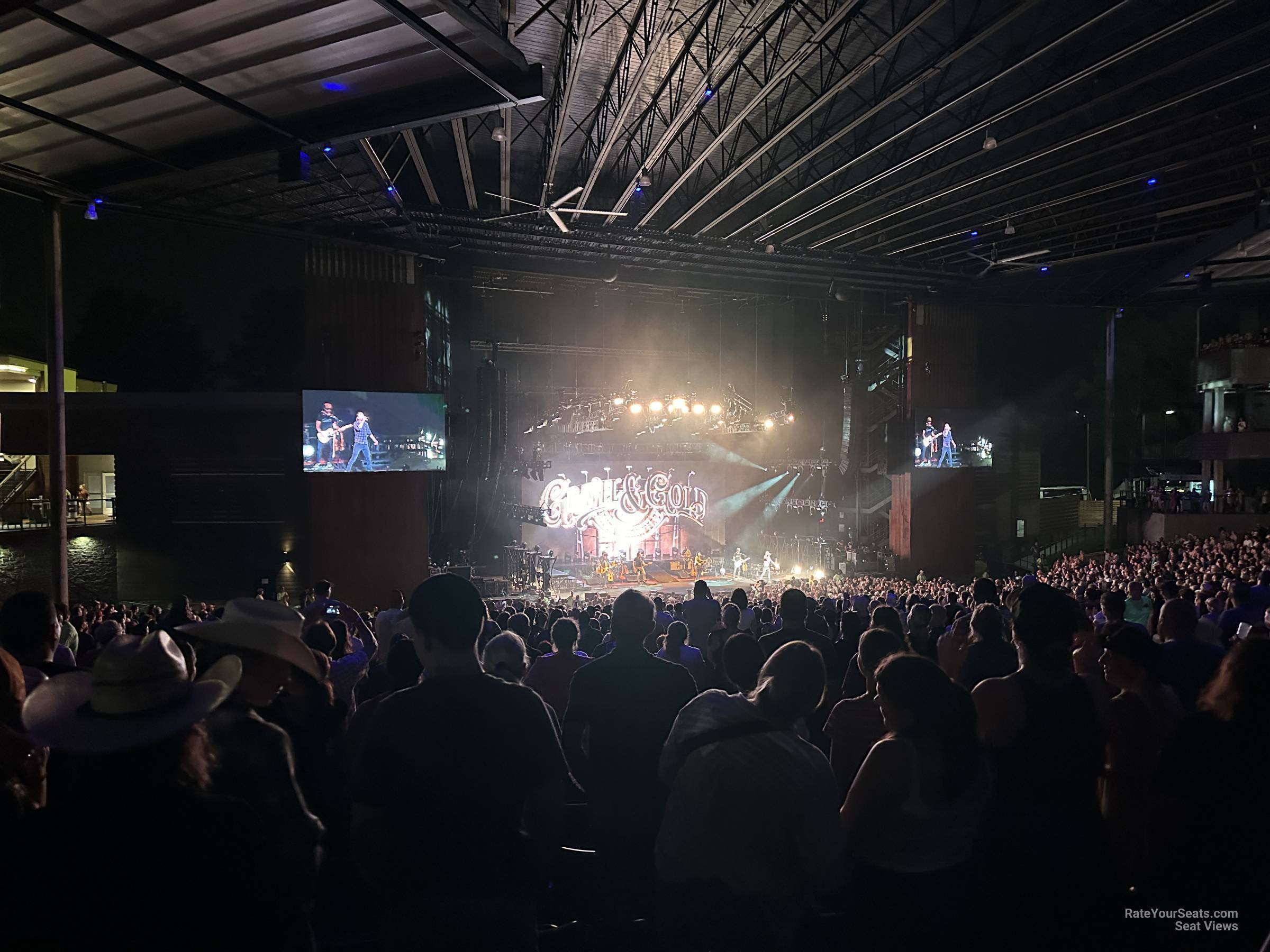 section 302, row pp seat view  - merriweather post pavilion