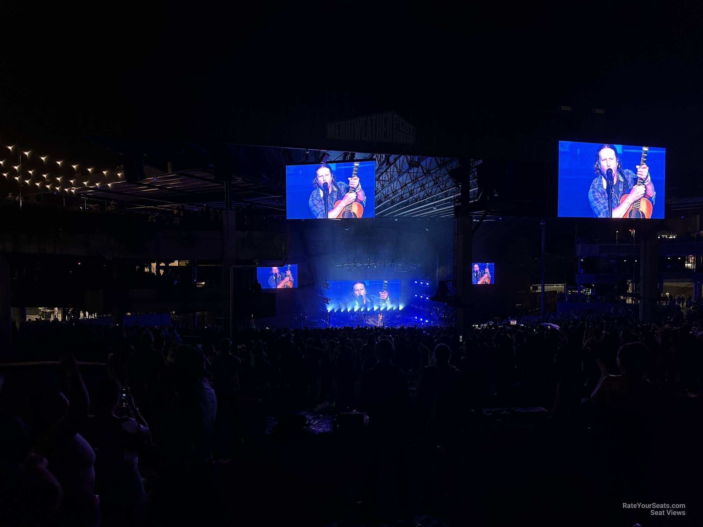 lawn, row ga seat view  - merriweather post pavilion