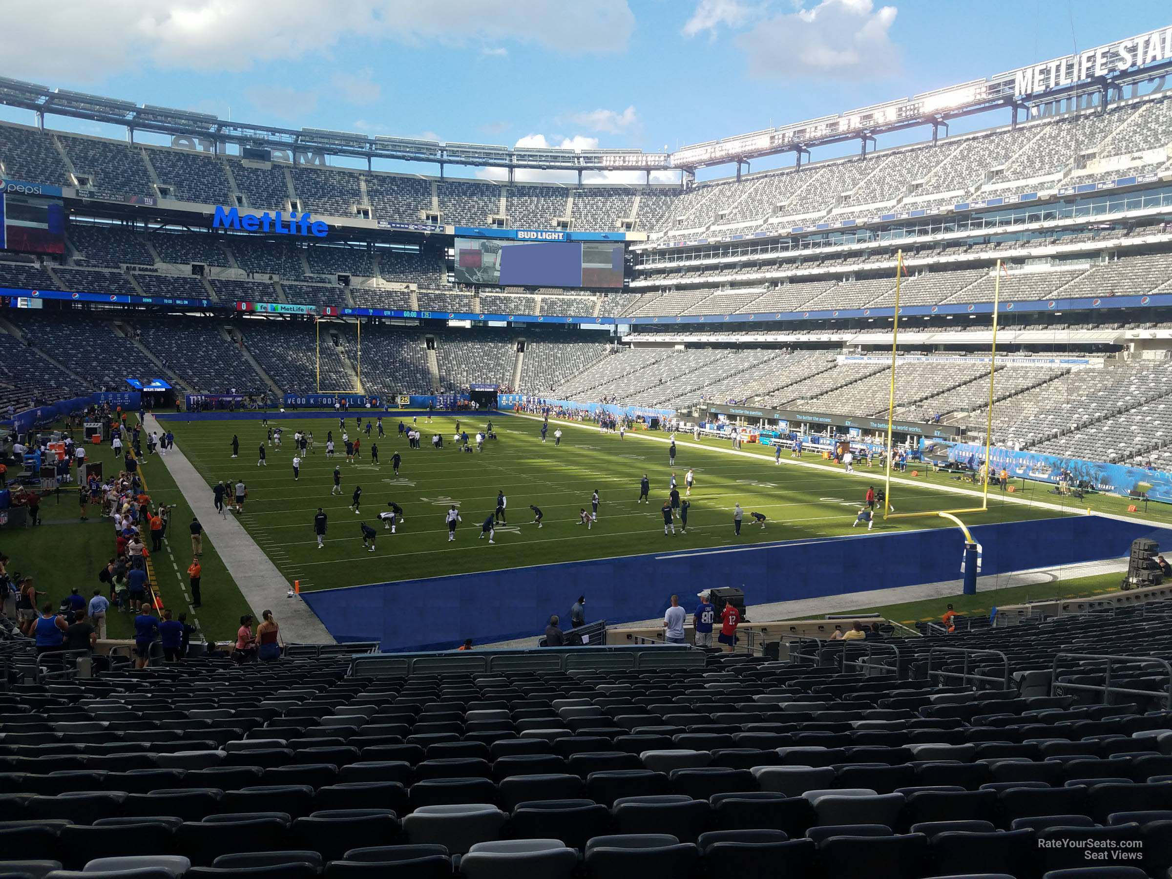 view from Section 129 - Picture of SeatGeek Stadium, Bridgeview