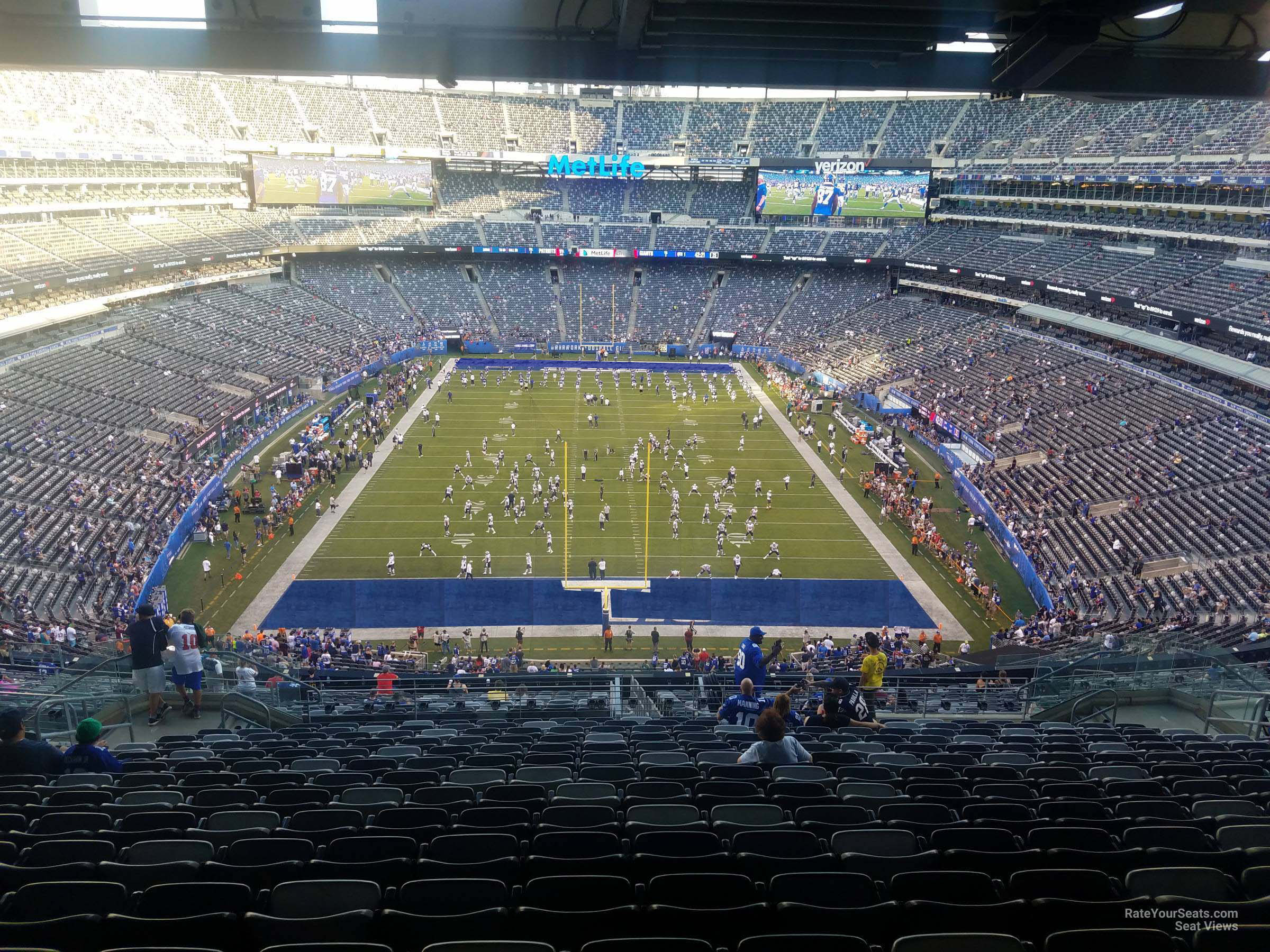 MetLife Stadium Section 201 - Giants/Jets - RateYourSeats.com