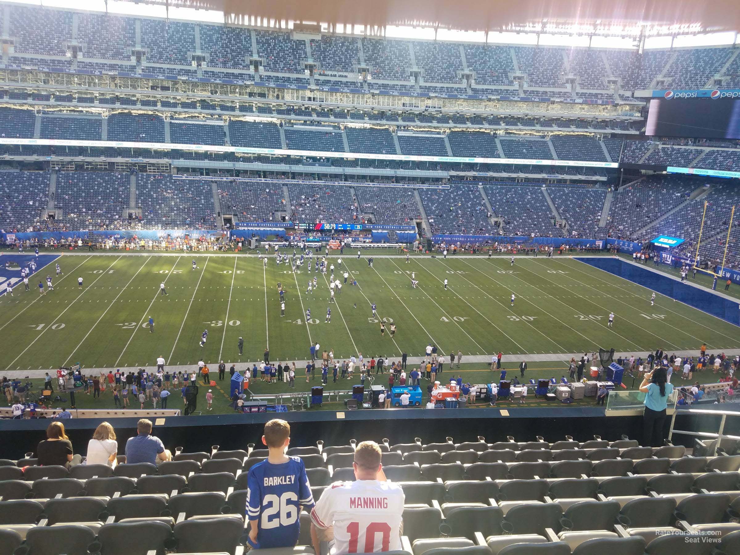 New York Giants and New York Jets Interactive Seating Chart