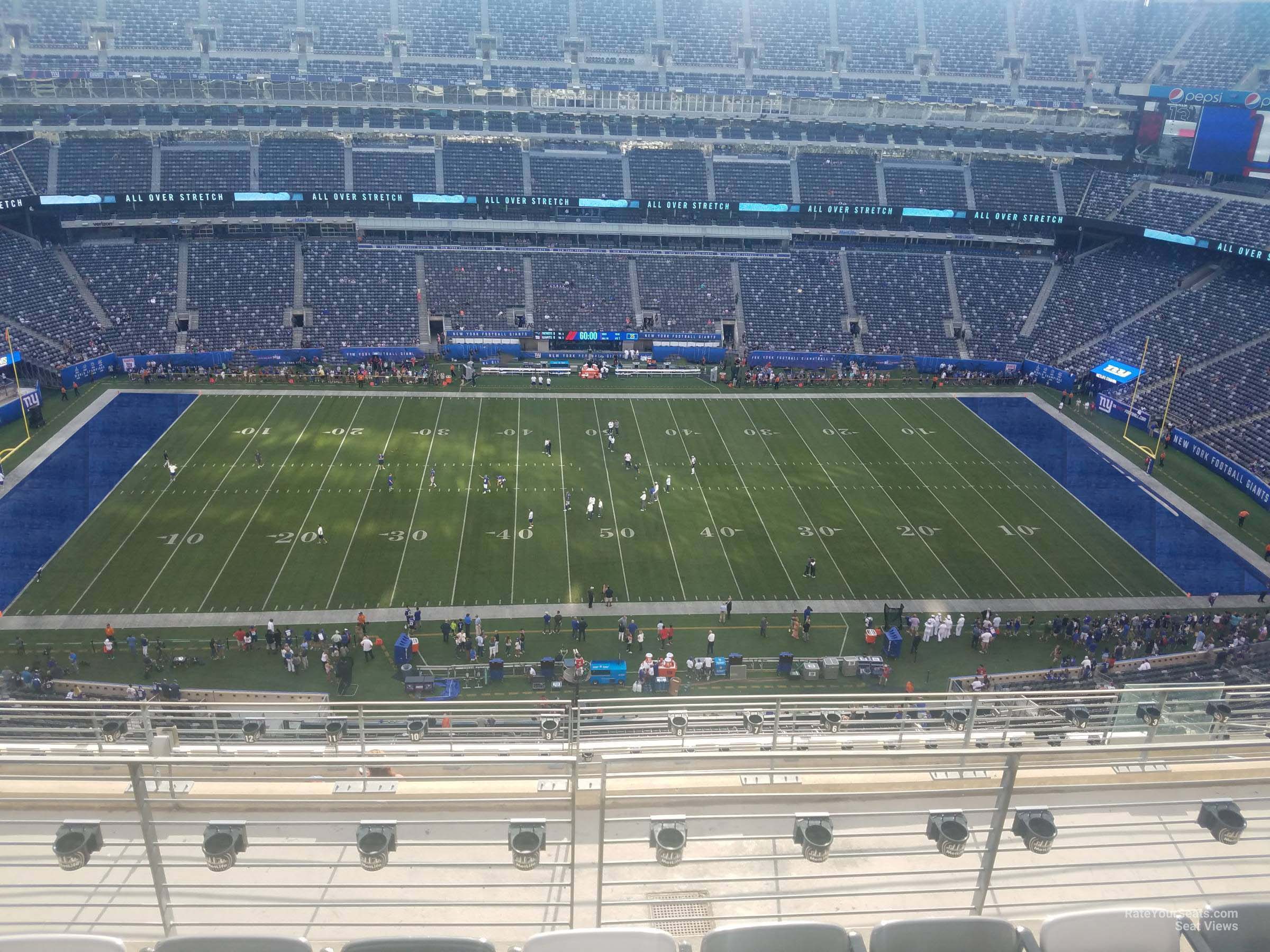 MetLife Stadium, section 314, home of New York Jets, New York