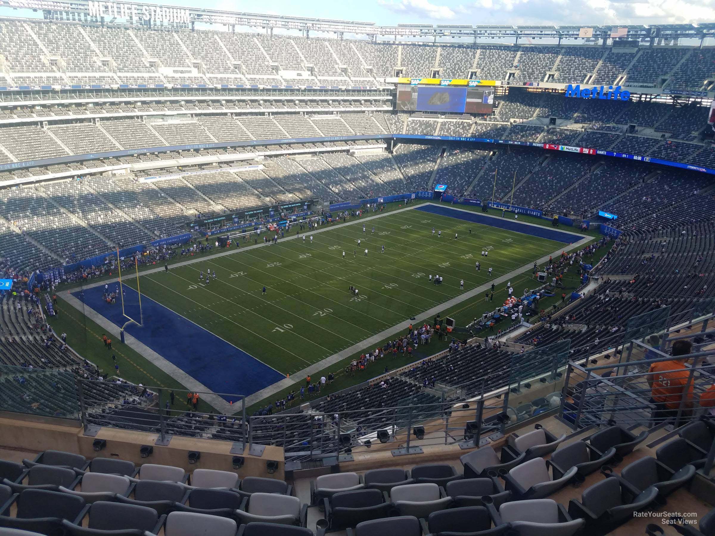 First game of the year at MetLife section 331 we here 