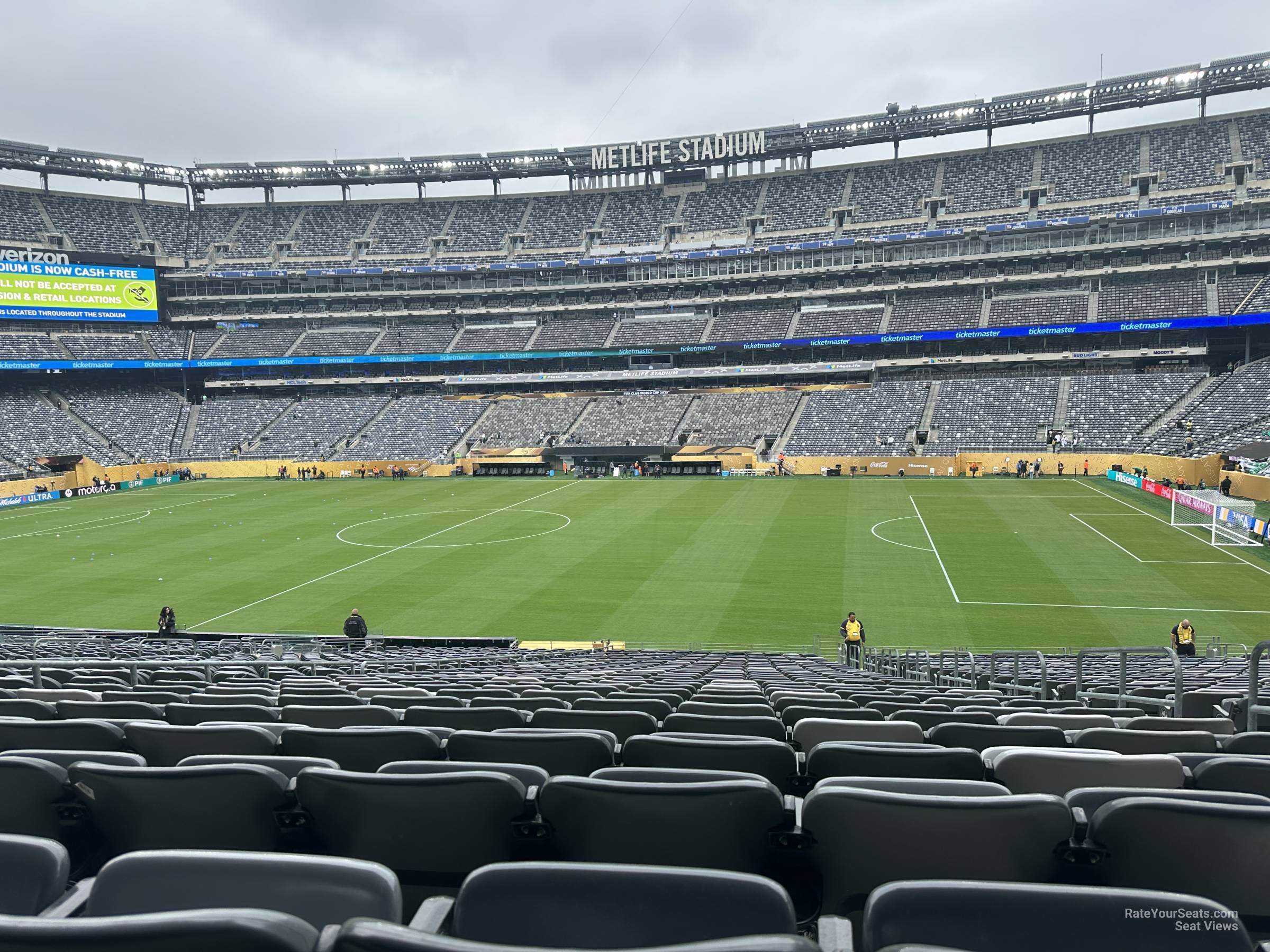 section 111a, row 20 seat view for soccer - metlife stadium