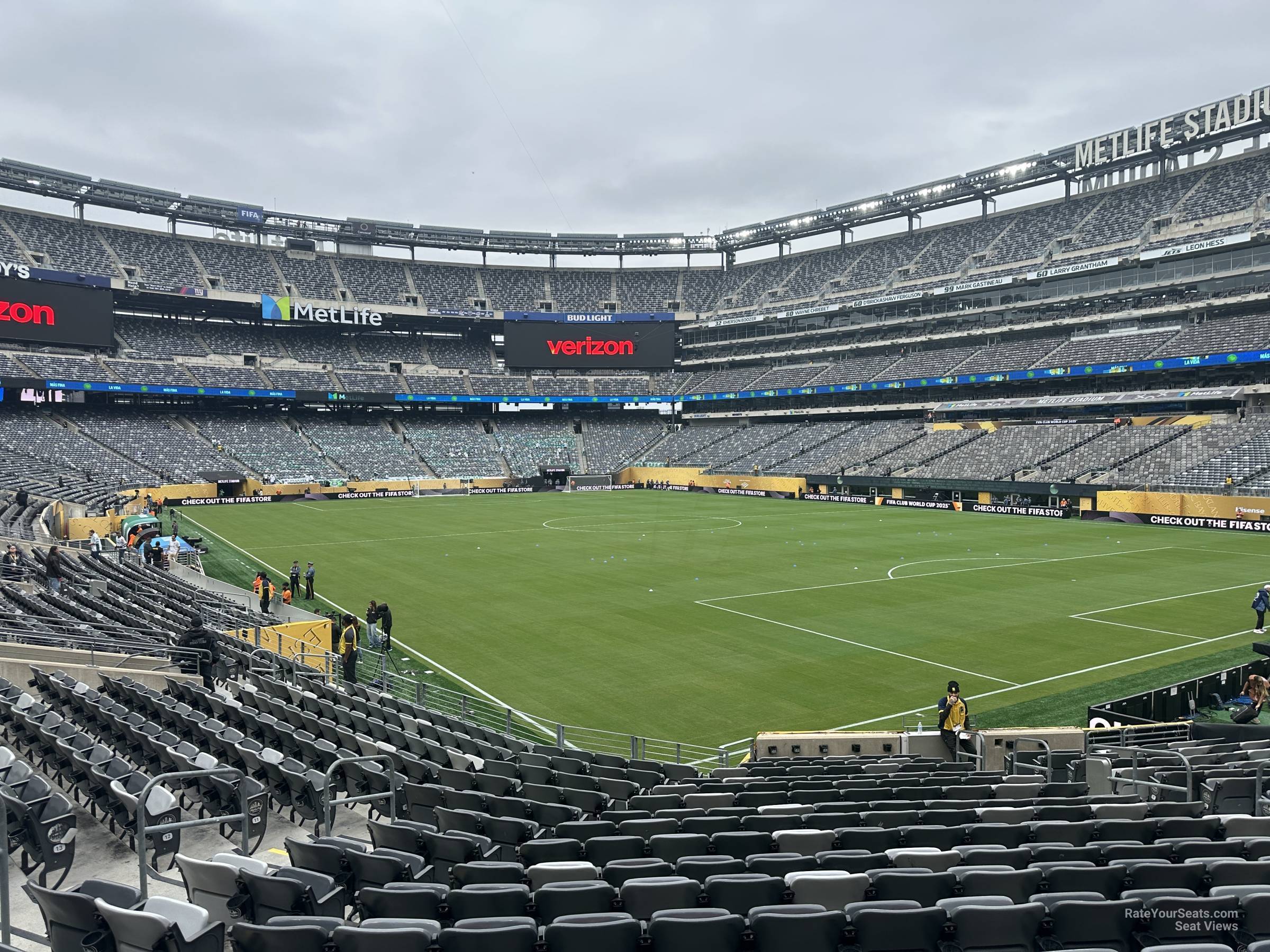 section 131, row 20 seat view  for soccer - metlife stadium