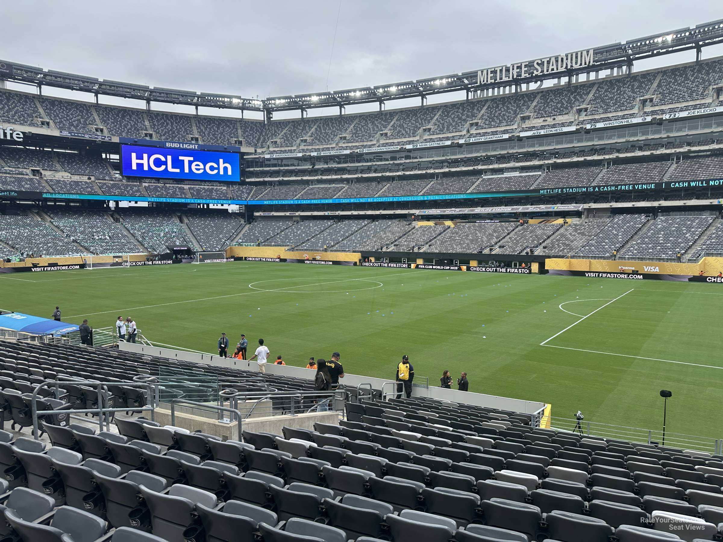 section 134, row 20 seat view for soccer - metlife stadium