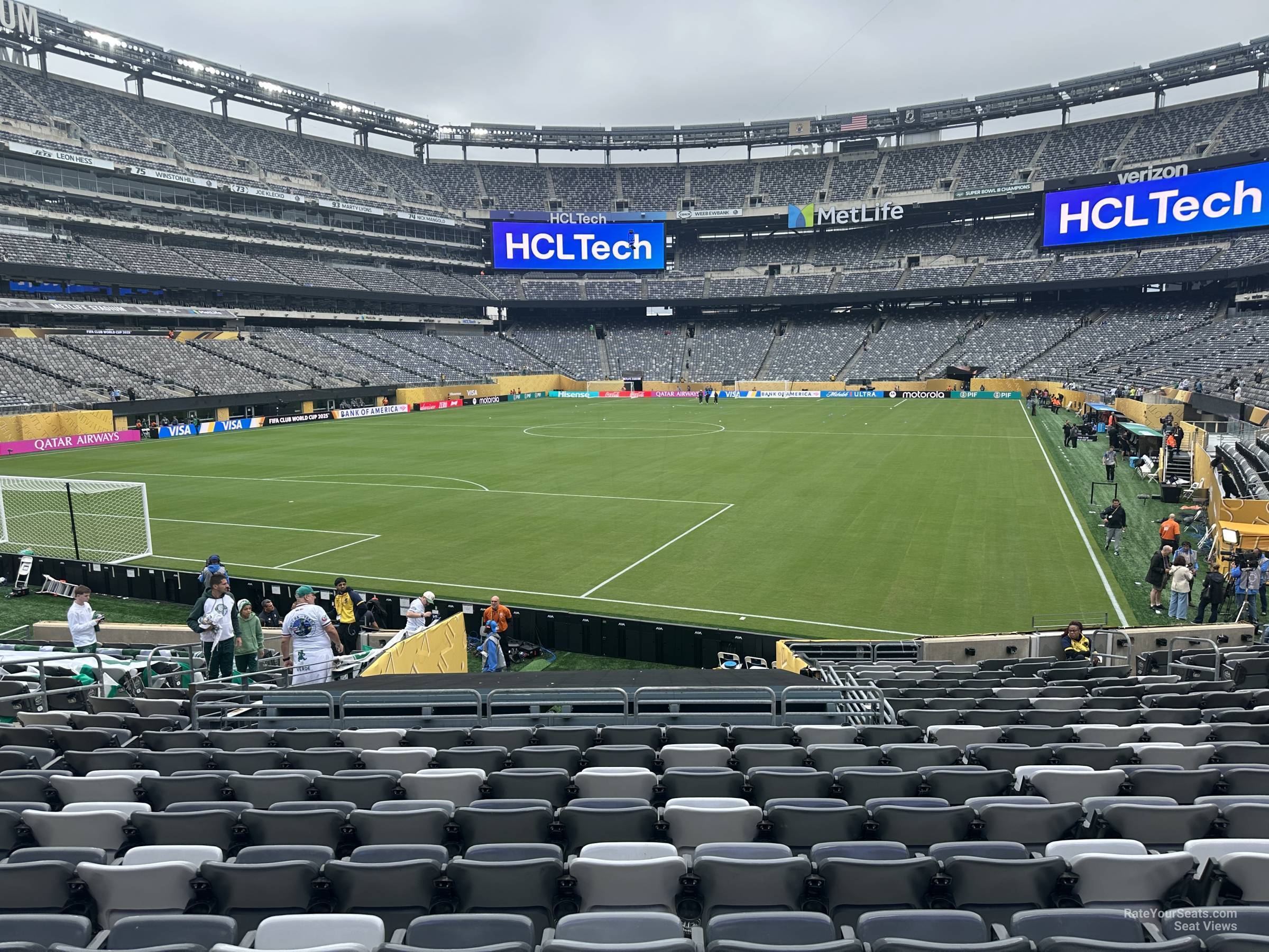 section 148, row 20 seat view for soccer - metlife stadium