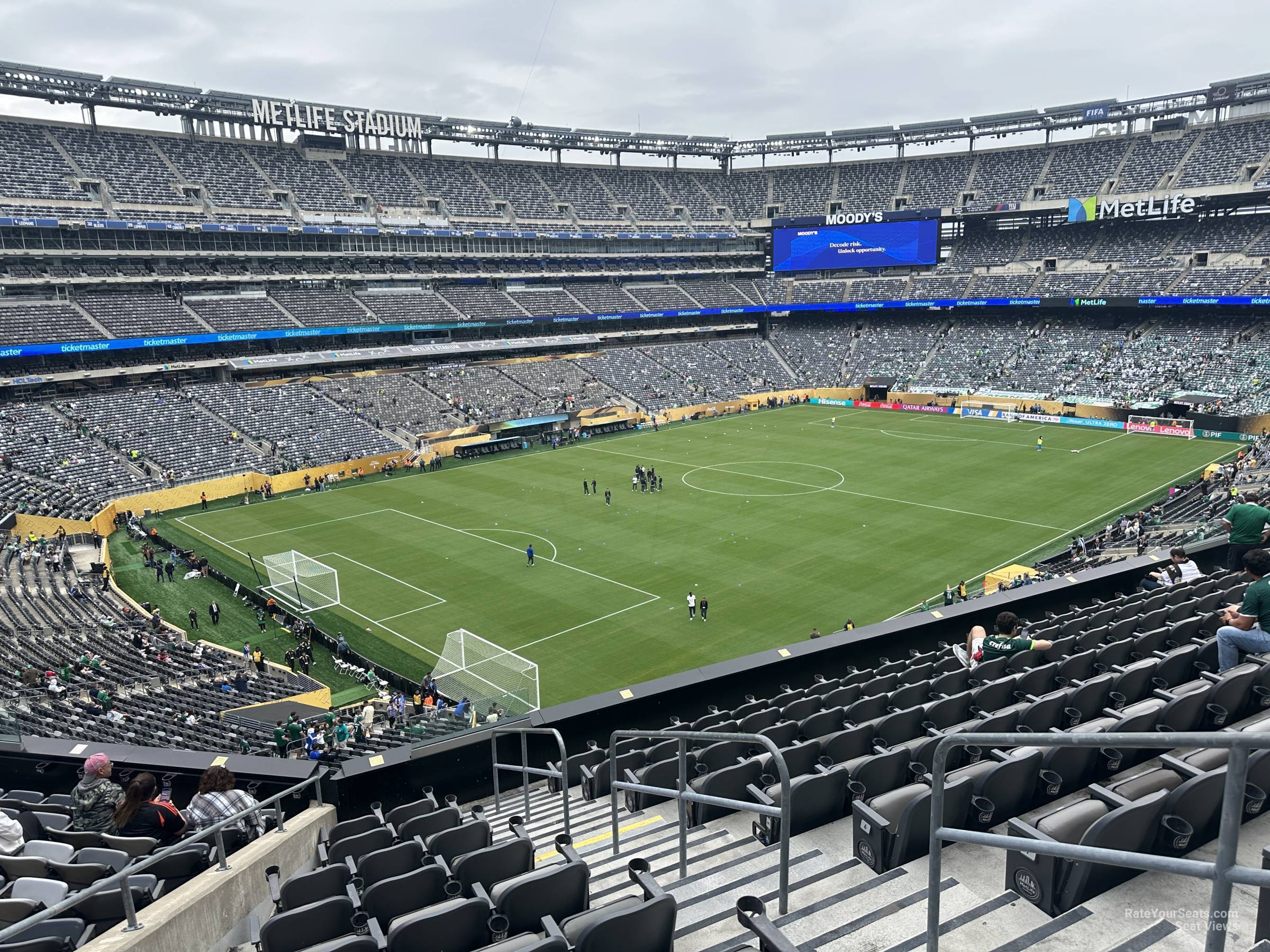 section 220c, row 10 seat view for soccer - metlife stadium