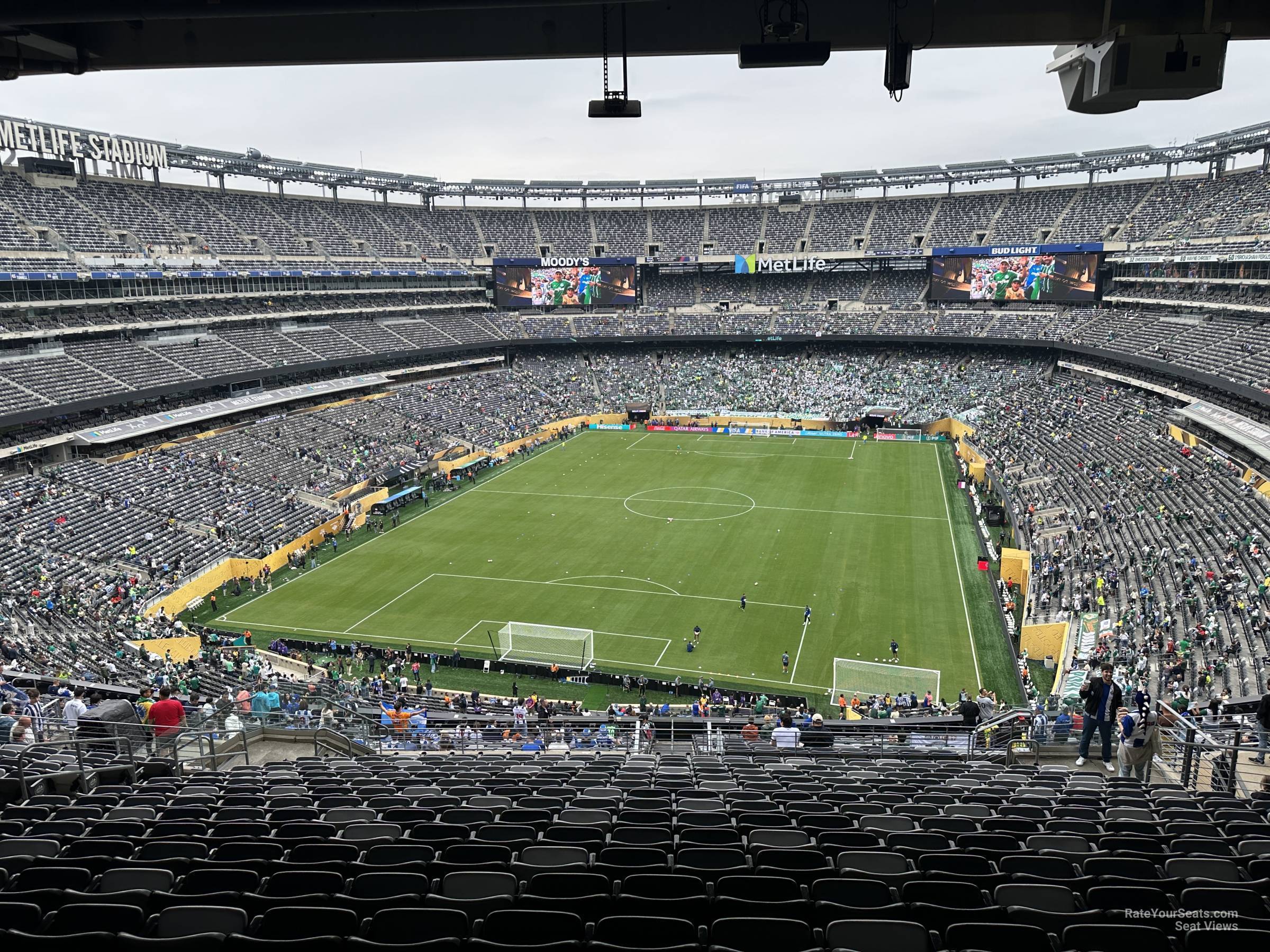 section 224b, row 18 seat view for soccer - metlife stadium