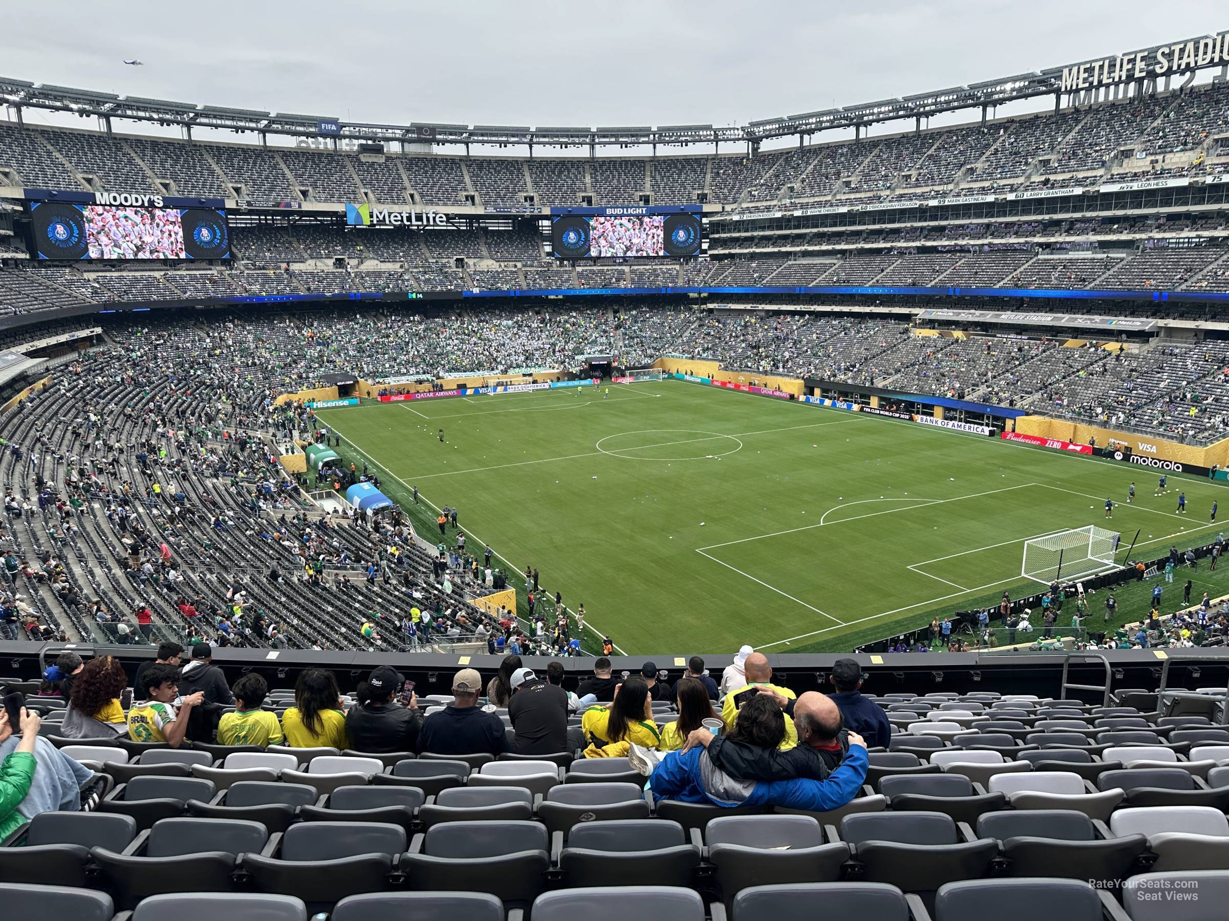 section 231, row 12 seat view for soccer - metlife stadium