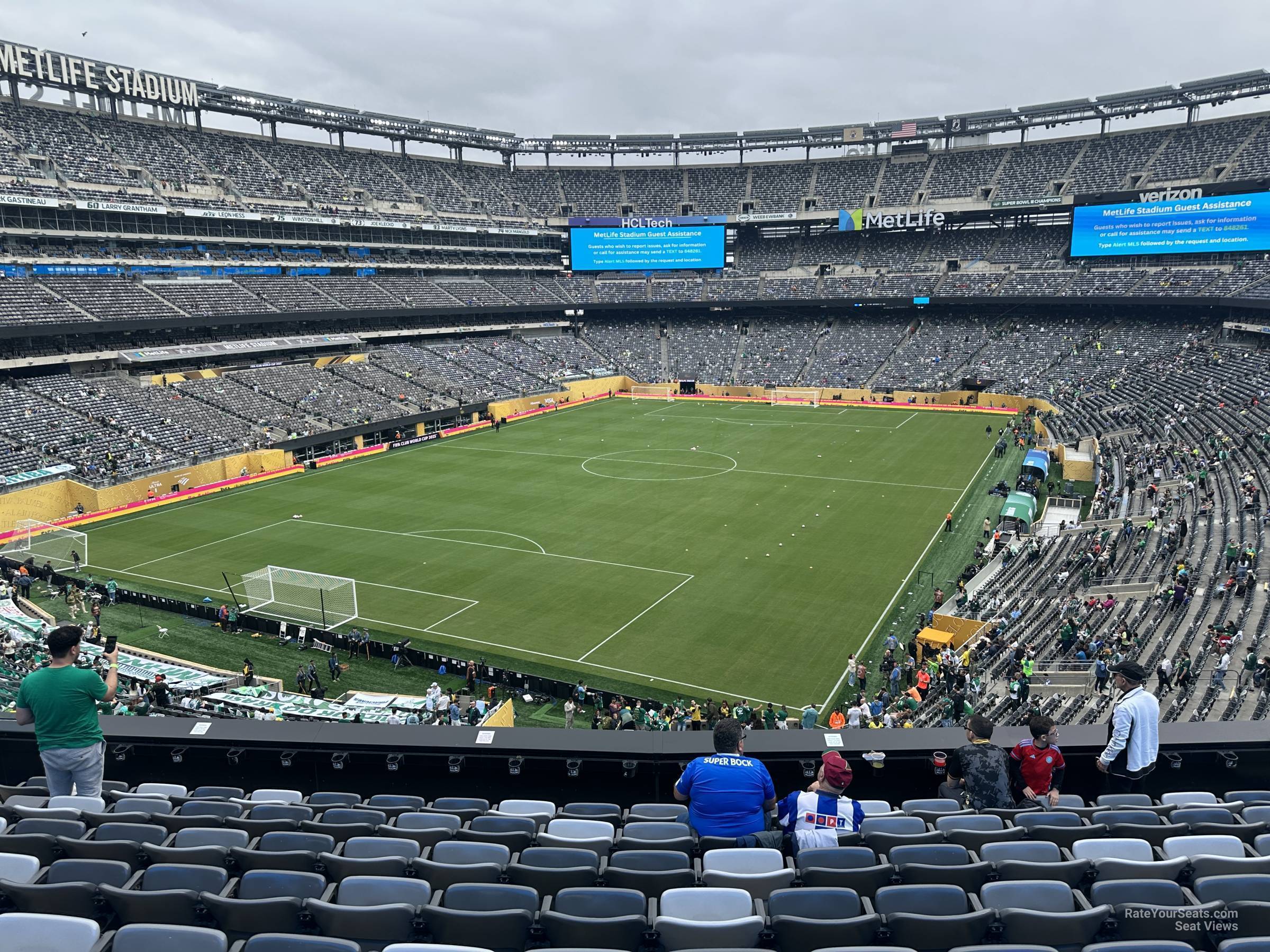 section 247, row 10 seat view  for soccer - metlife stadium