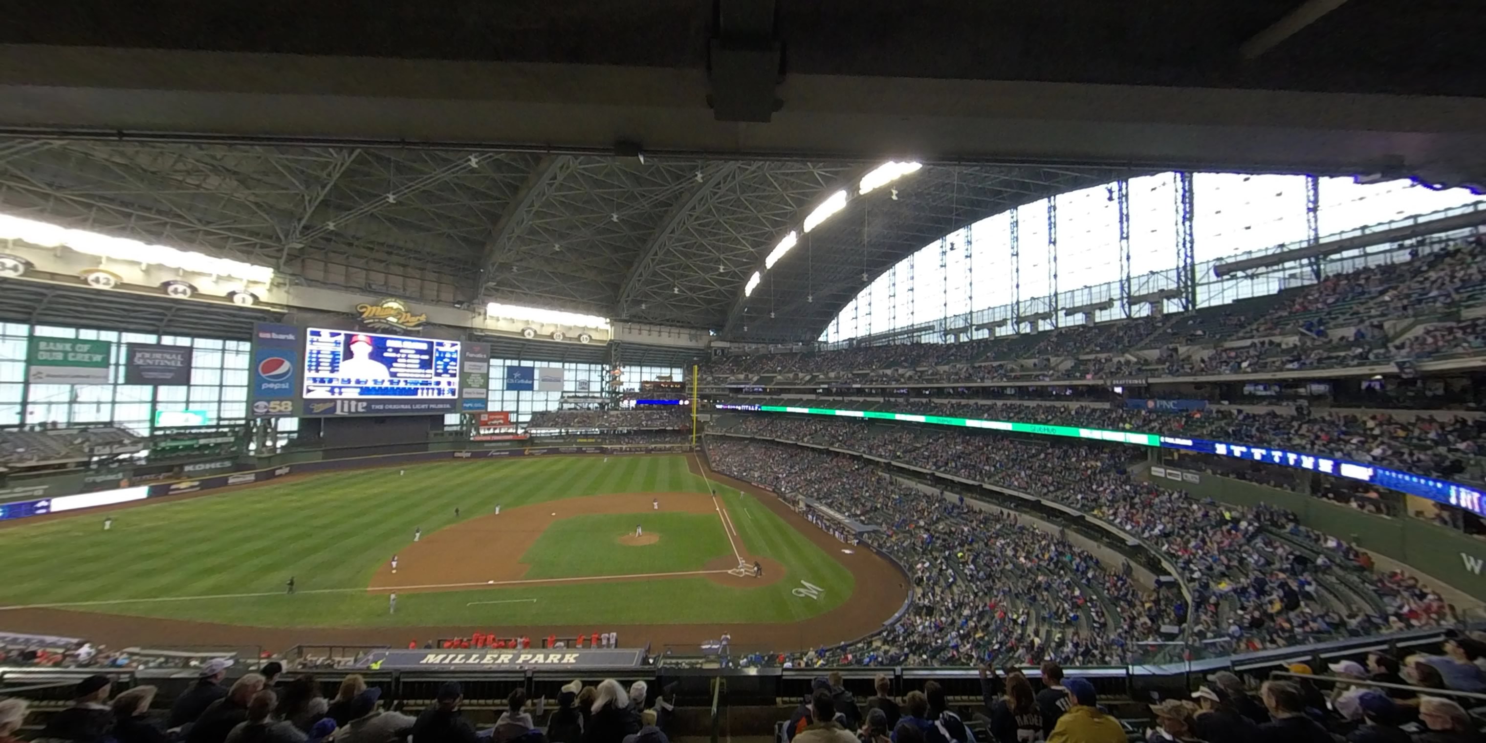 section 336 panoramic seat view  - american family field