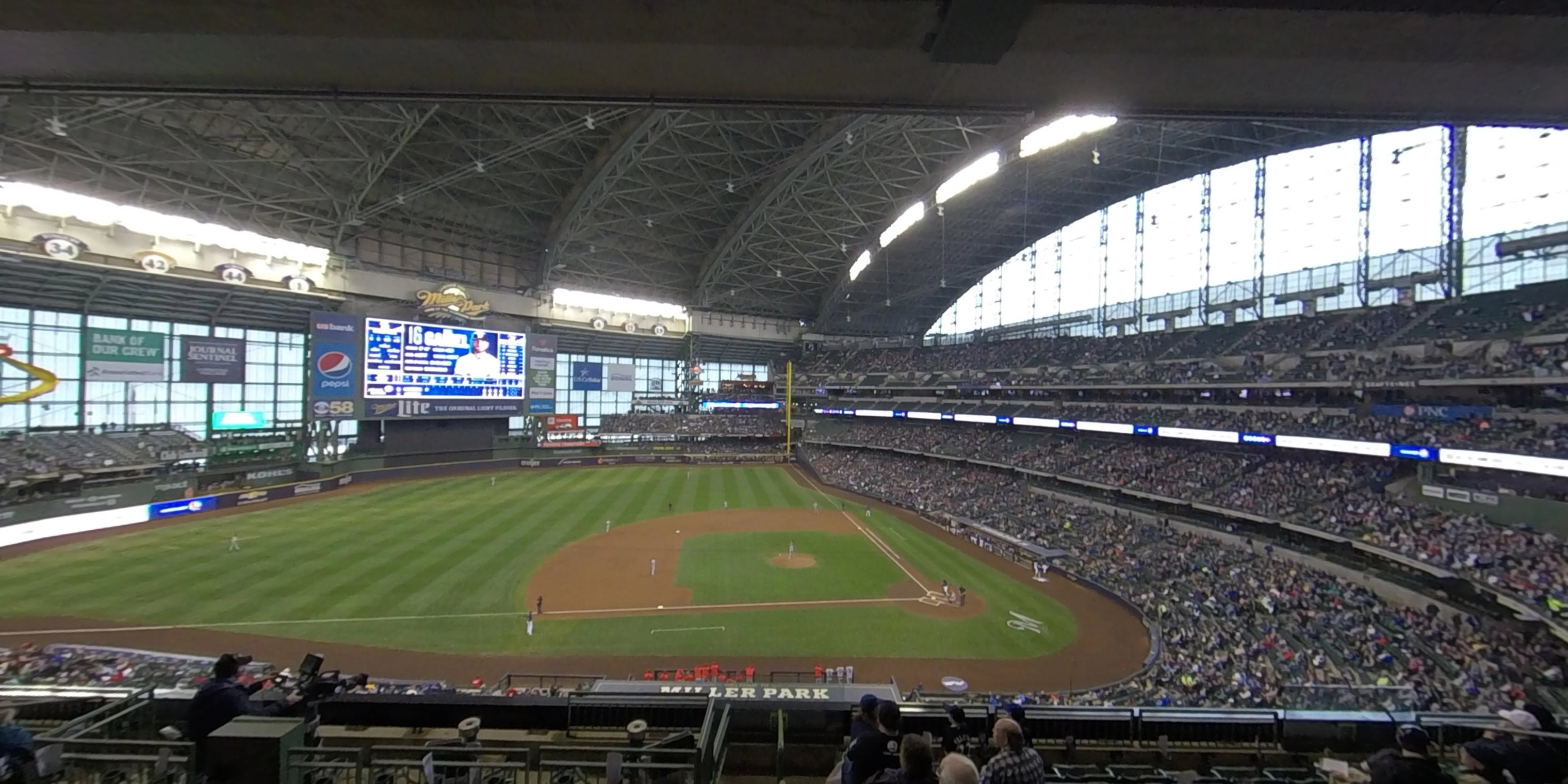section 338 panoramic seat view  - american family field