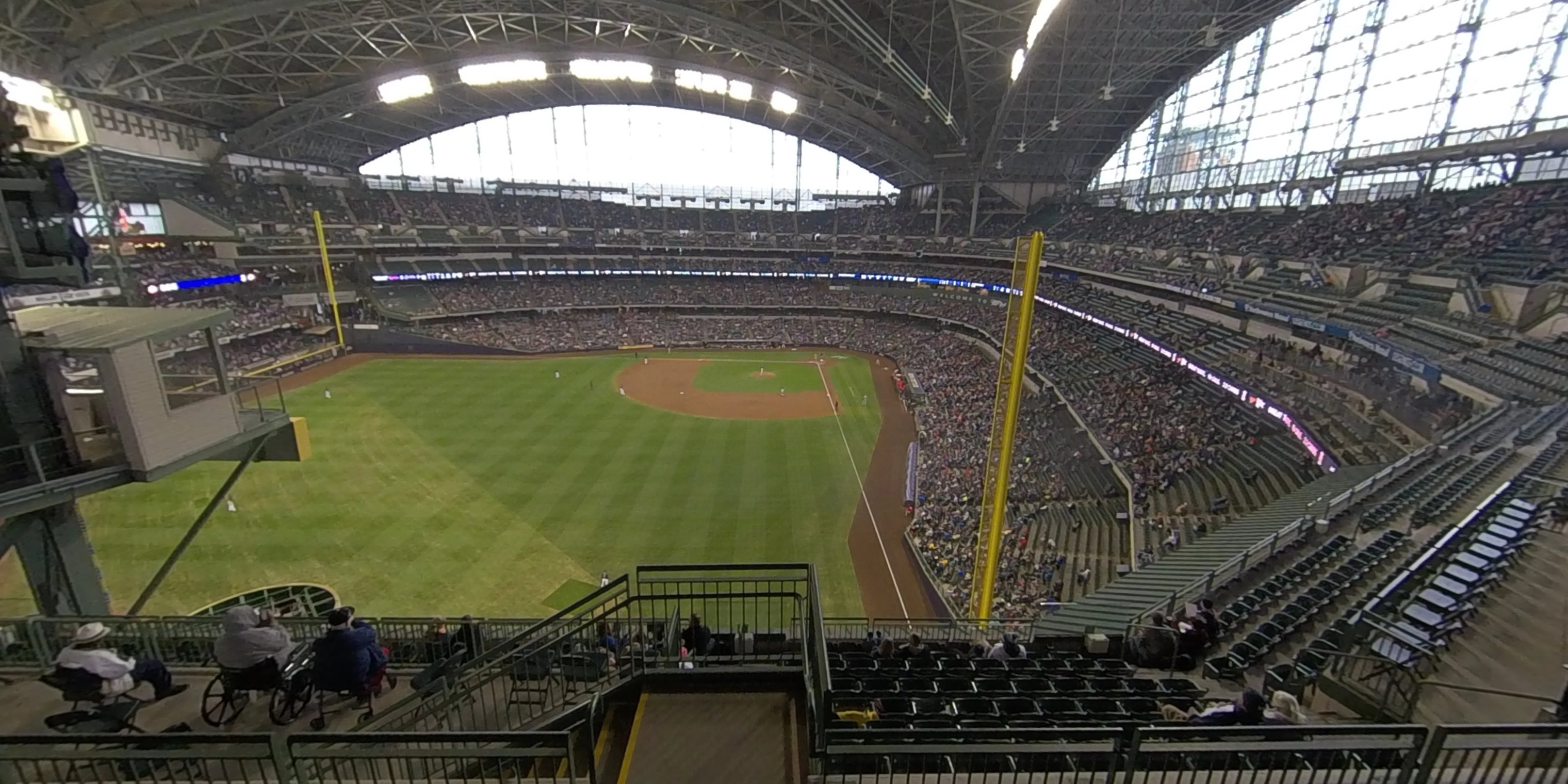 section 441 panoramic seat view  - american family field