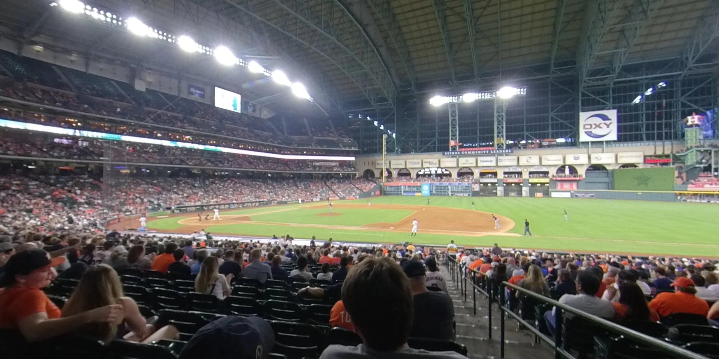 section 126 panoramic seat view  for baseball - minute maid park