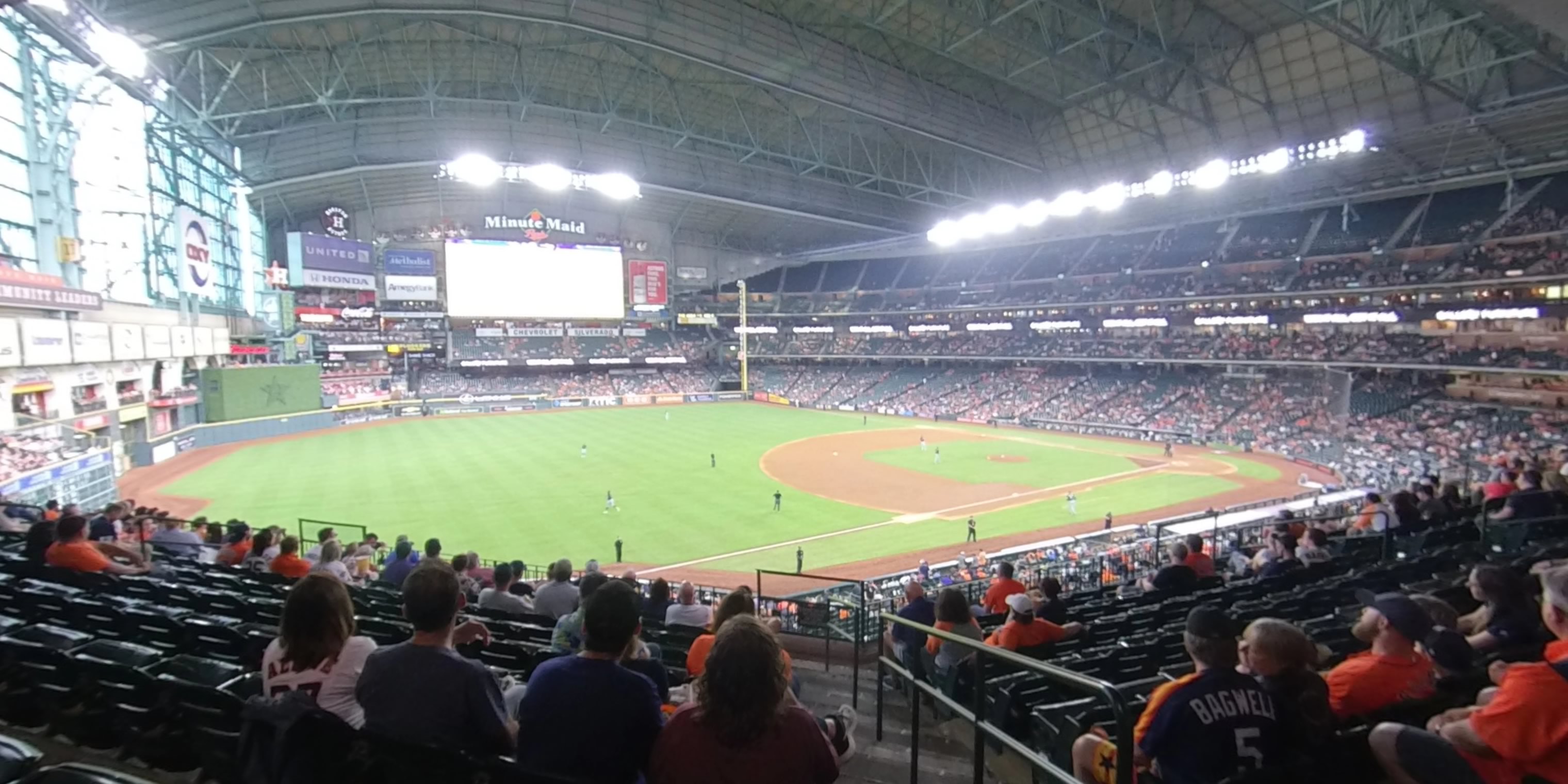 Section 208 at Minute Maid Park 