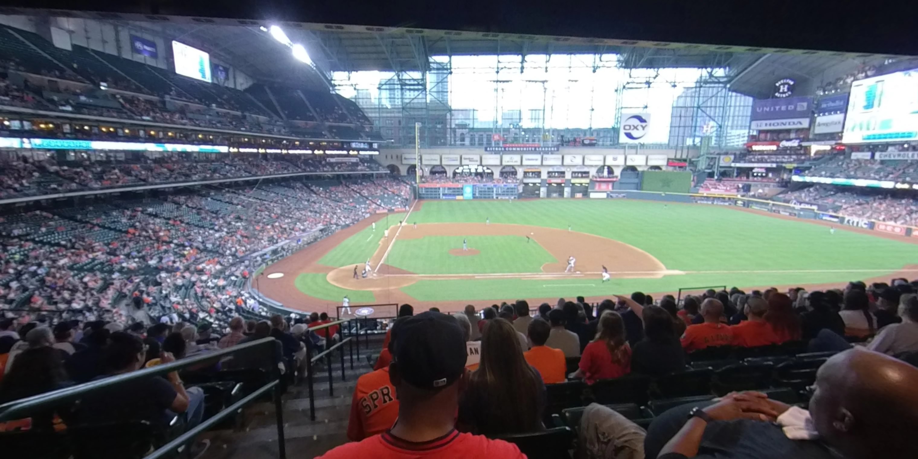 section 223 panoramic seat view  for baseball - minute maid park