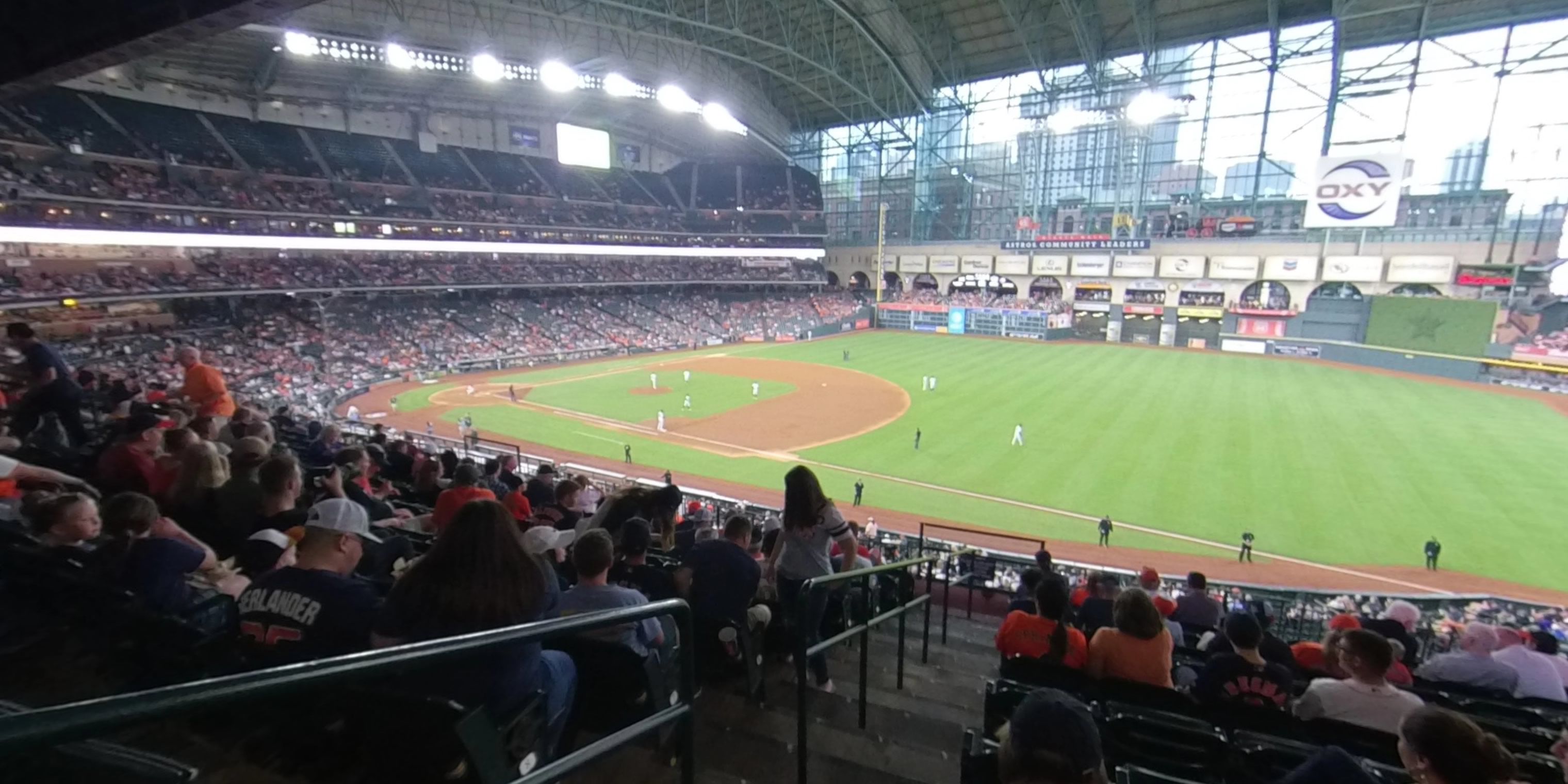 section 229 panoramic seat view  for baseball - minute maid park