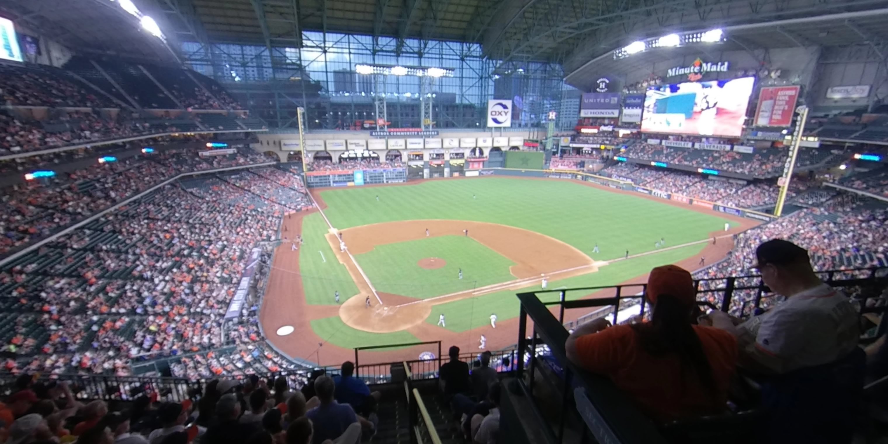 section 321 panoramic seat view  for baseball - minute maid park