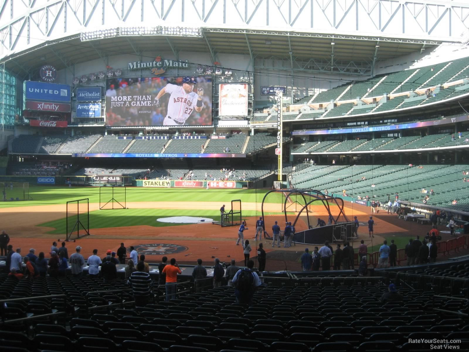 2019 World Series Game 1, Astros vs Nationals, Minute Maid Park, Houston,  Texas, Dugout Box 116 