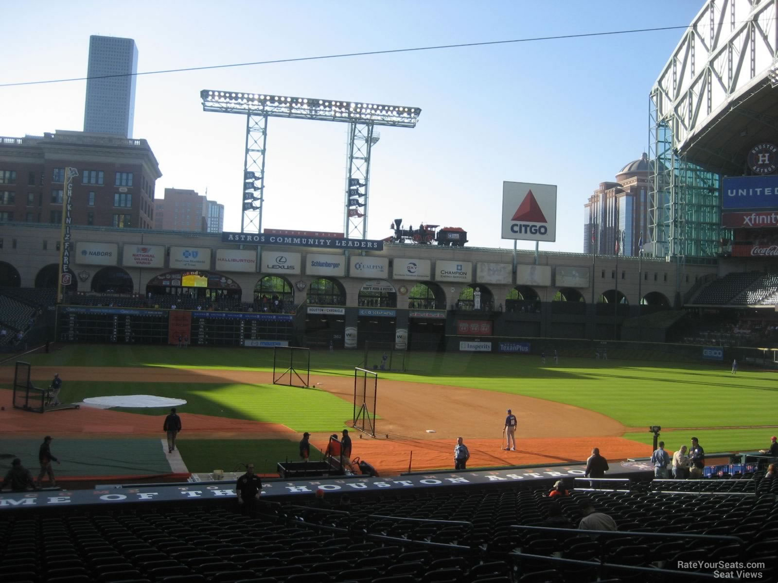 Left Field Out-of-Town Scoreboard - Minute Maid Park - Hou…