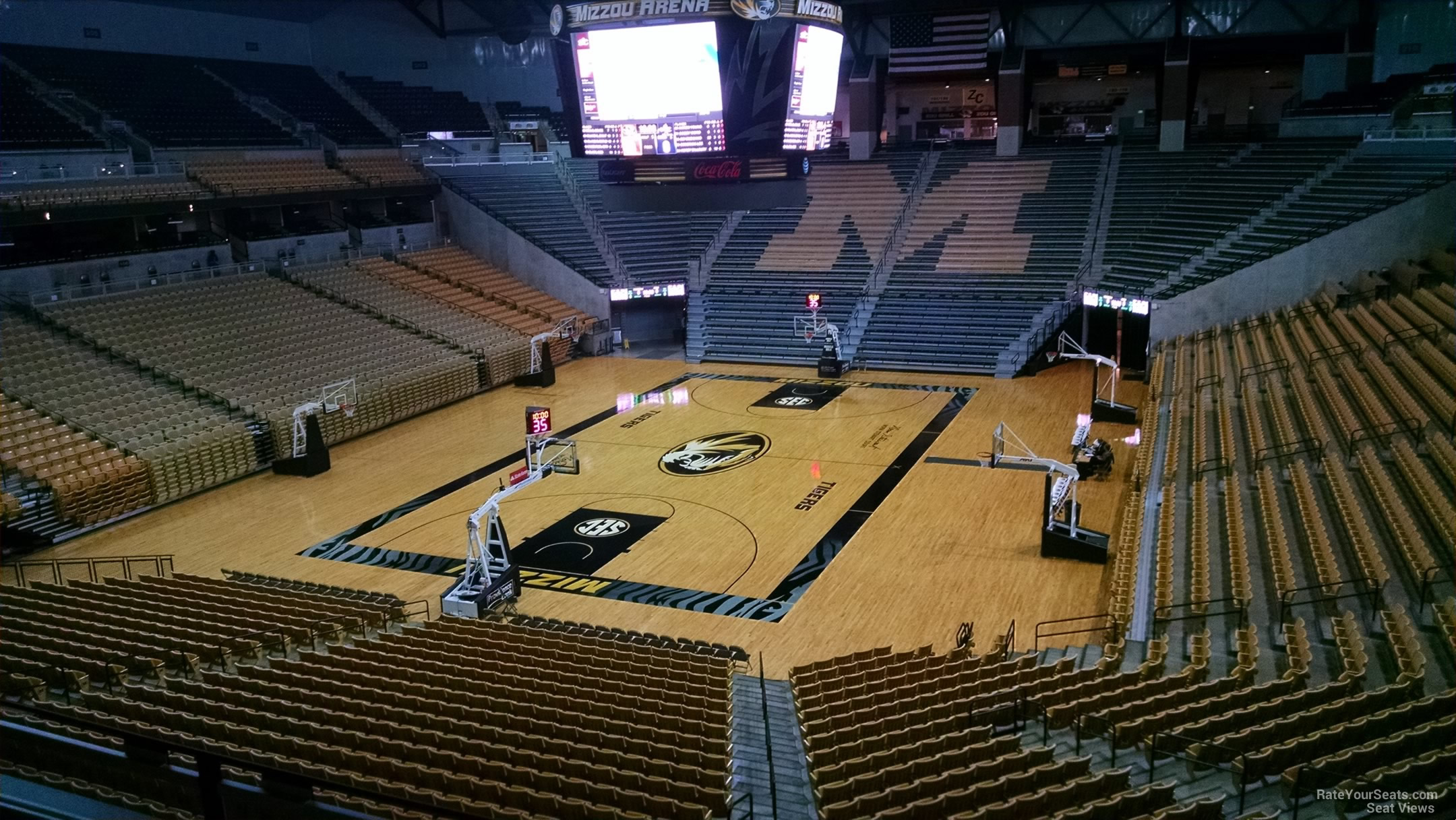 Mizzou Arena Section 112 - RateYourSeats.com