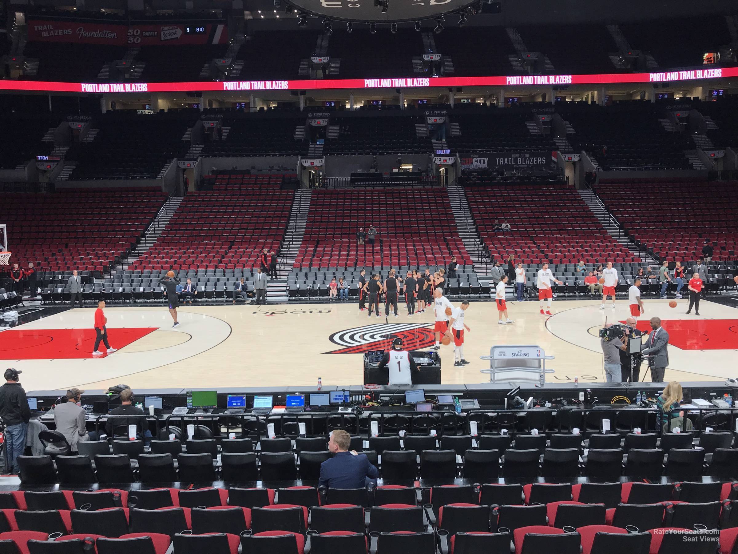 Moda Center Seating Chart For Blazer Games