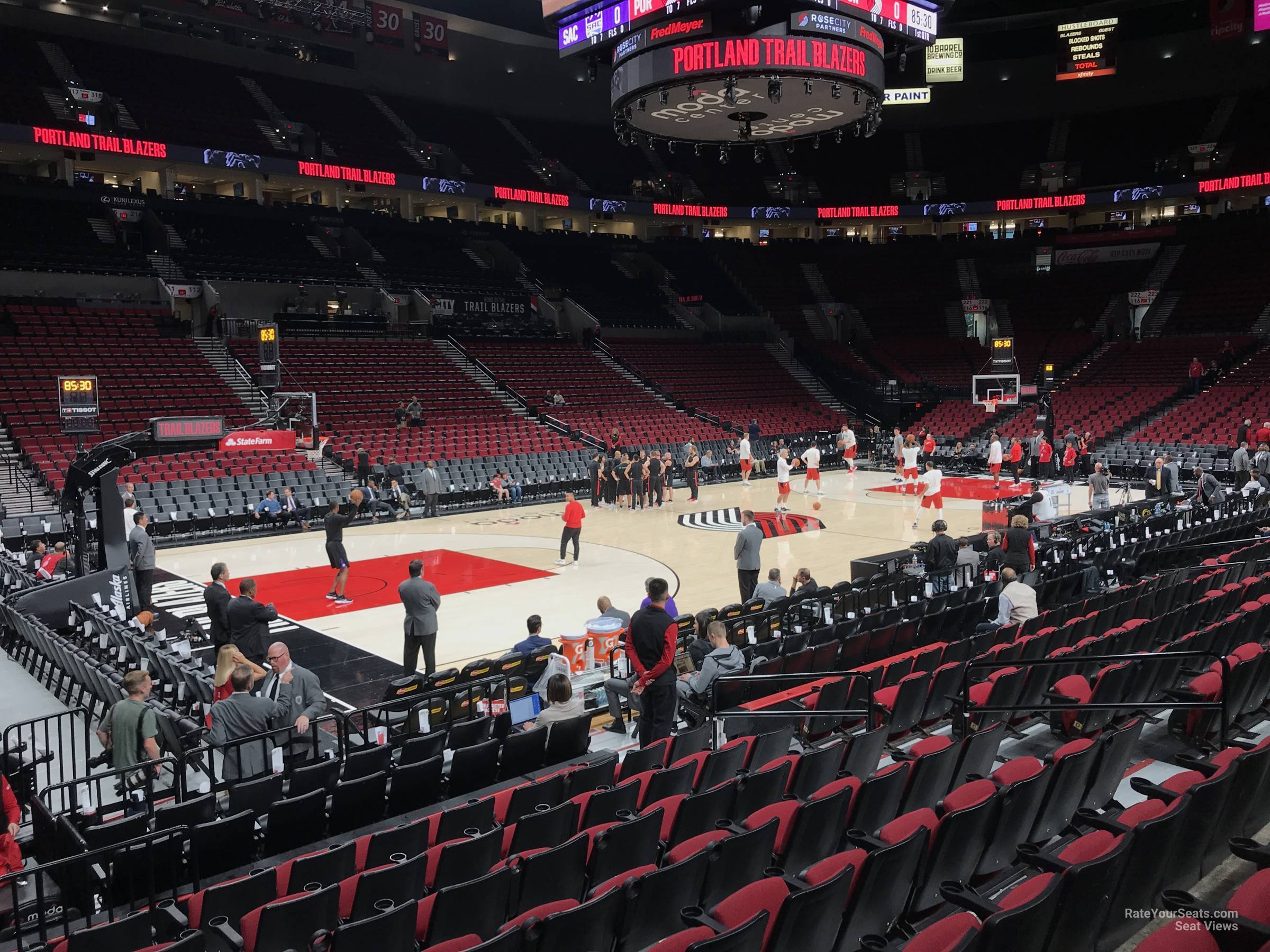 Portland Trail Blazers Moda Center Seating Chart