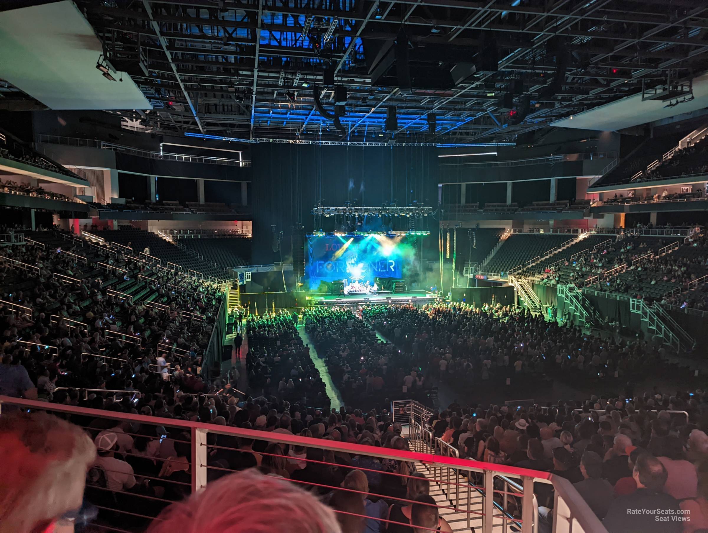 head-on concert view at Moody Center ATX