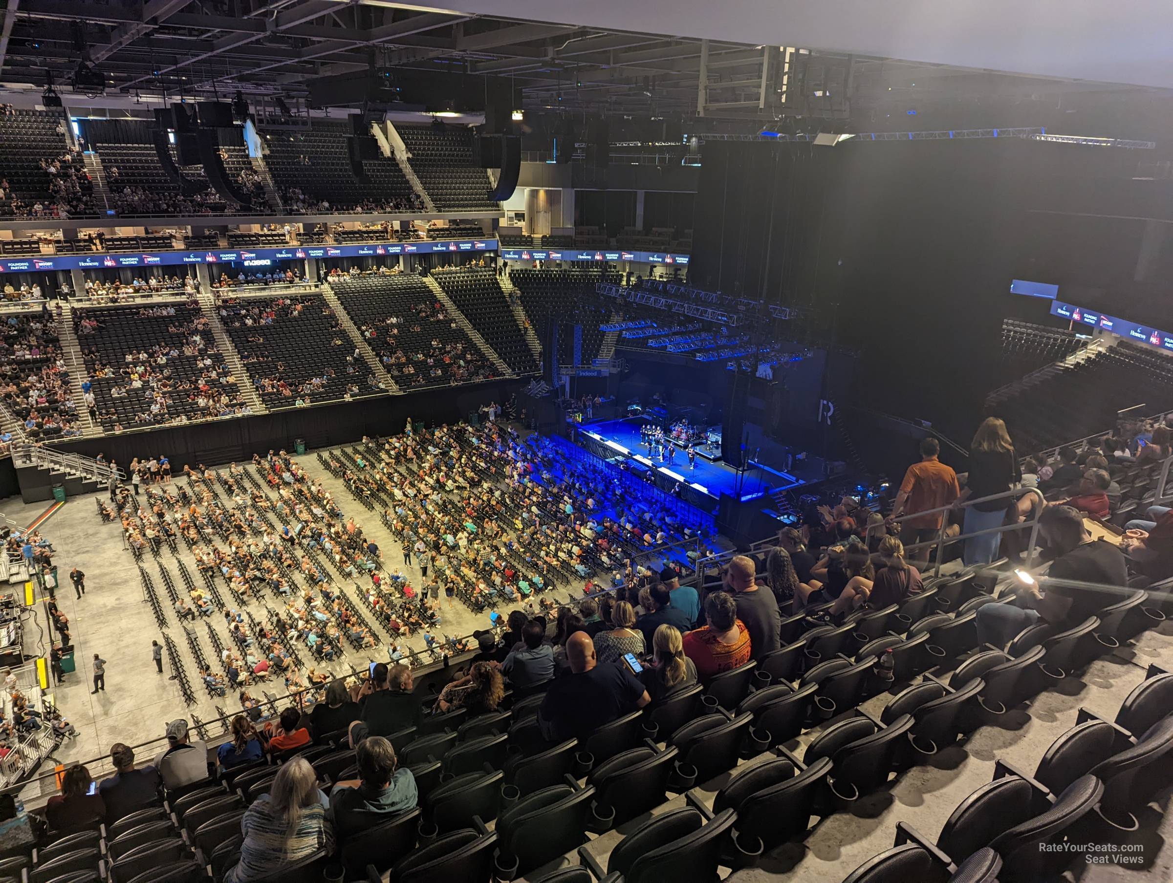 section 208, row k seat view  for concert - moody center atx