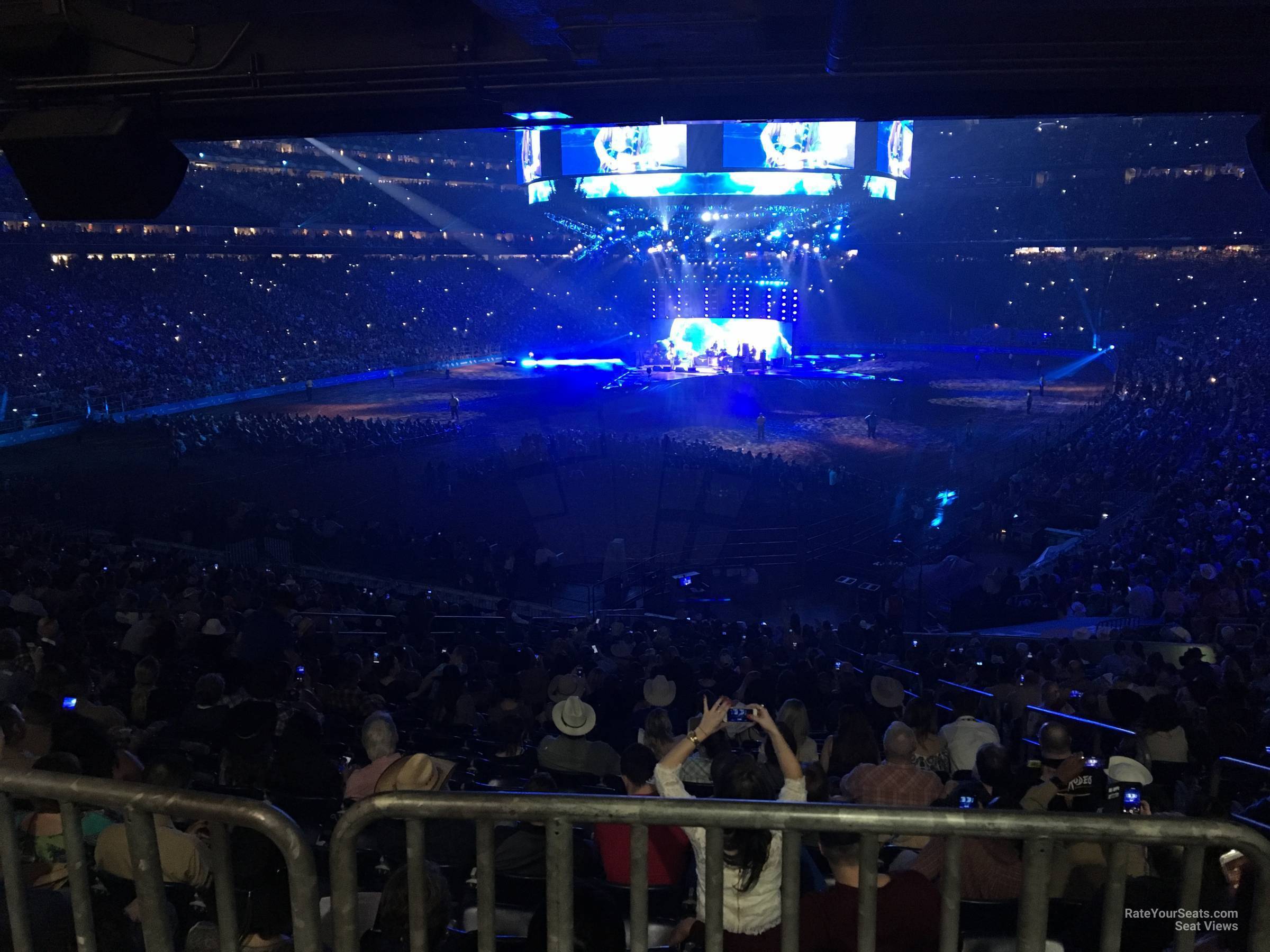 section 114, row hh seat view  for concert - nrg stadium