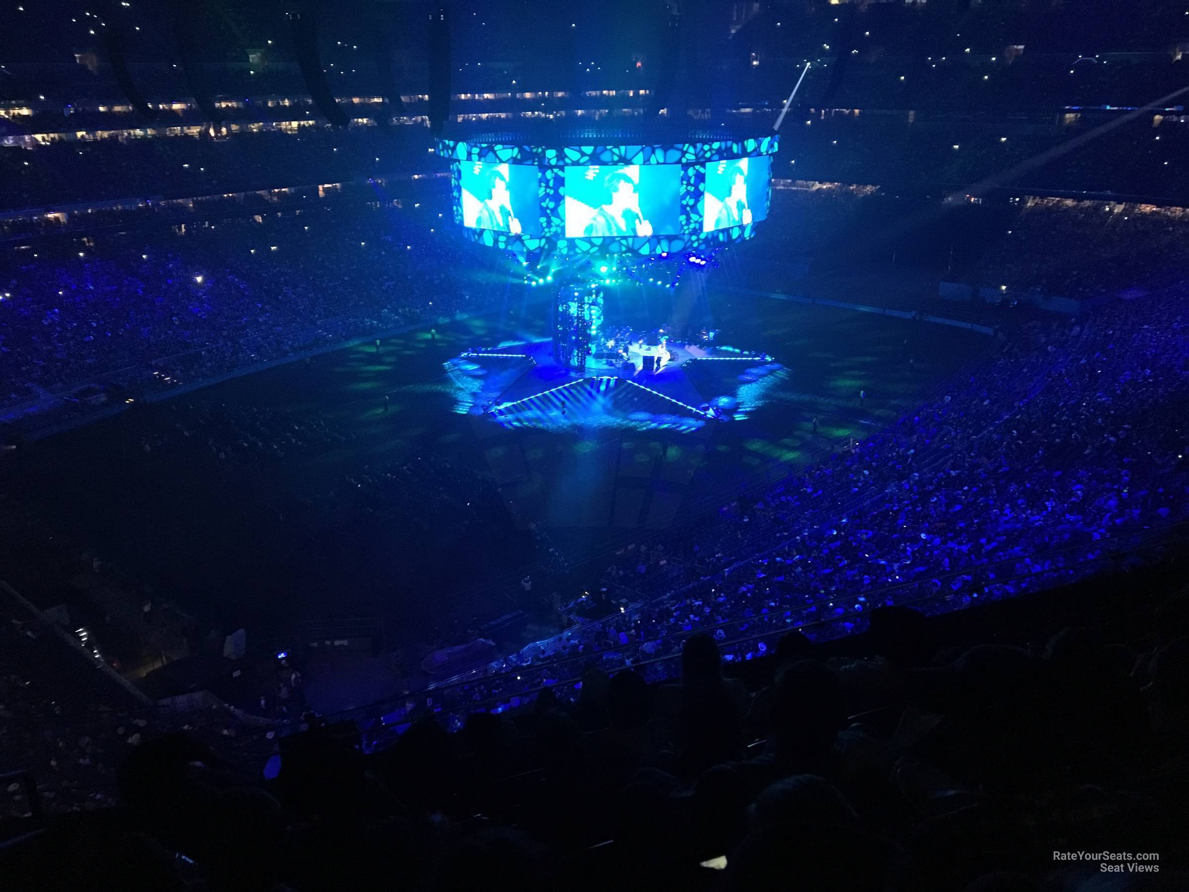 section 514, row m seat view  for concert - nrg stadium