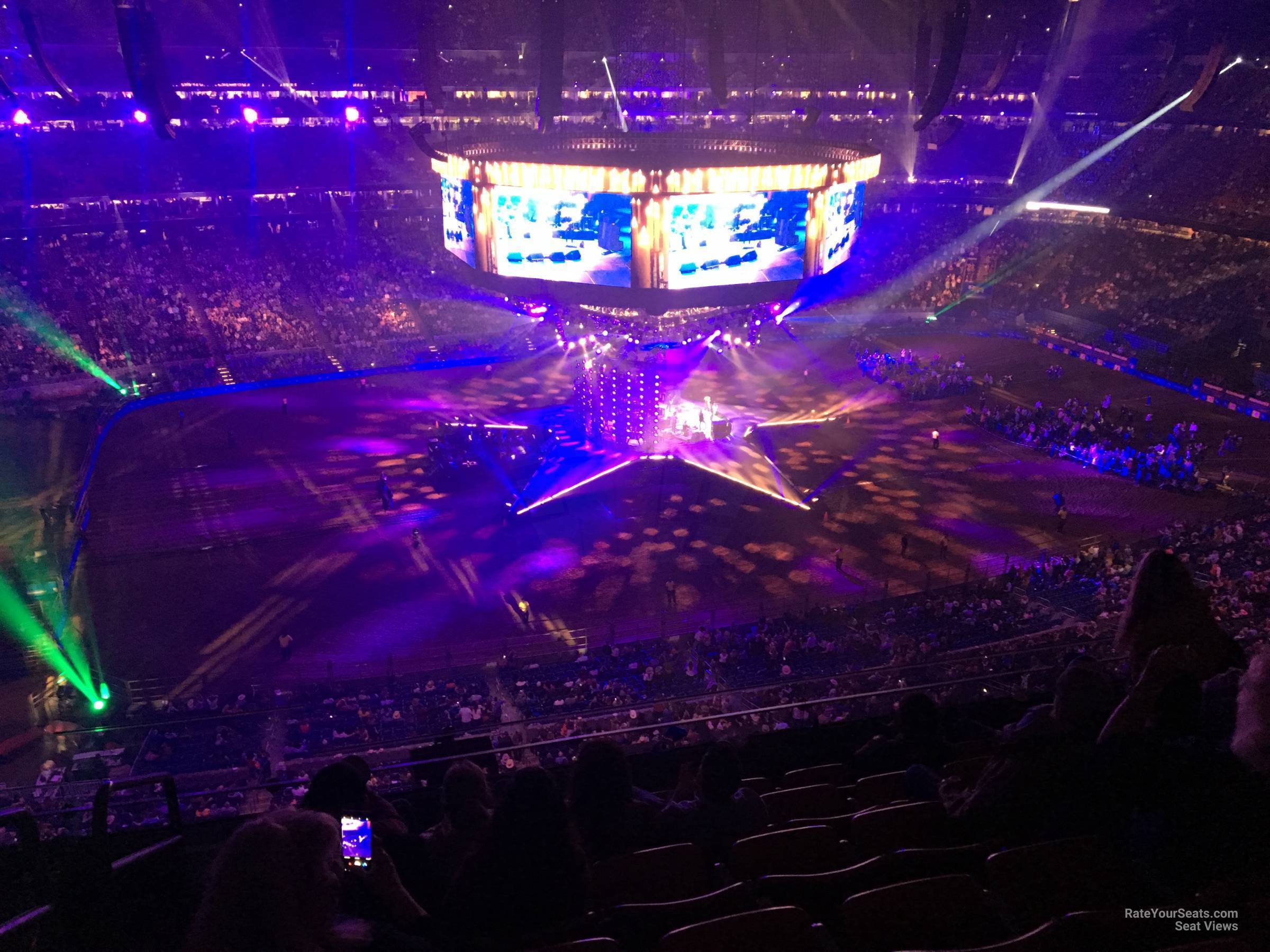 section 536, row m seat view  for concert - nrg stadium