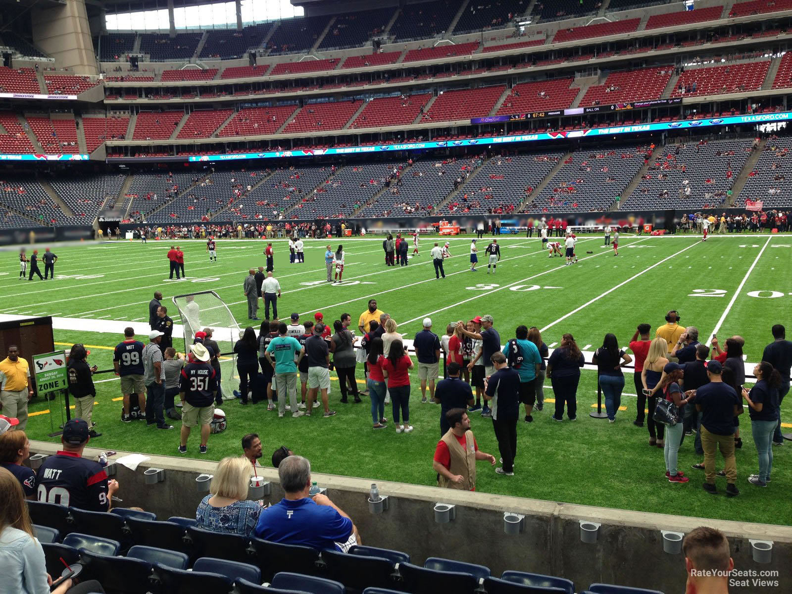 Reliant Seating Chart Texans