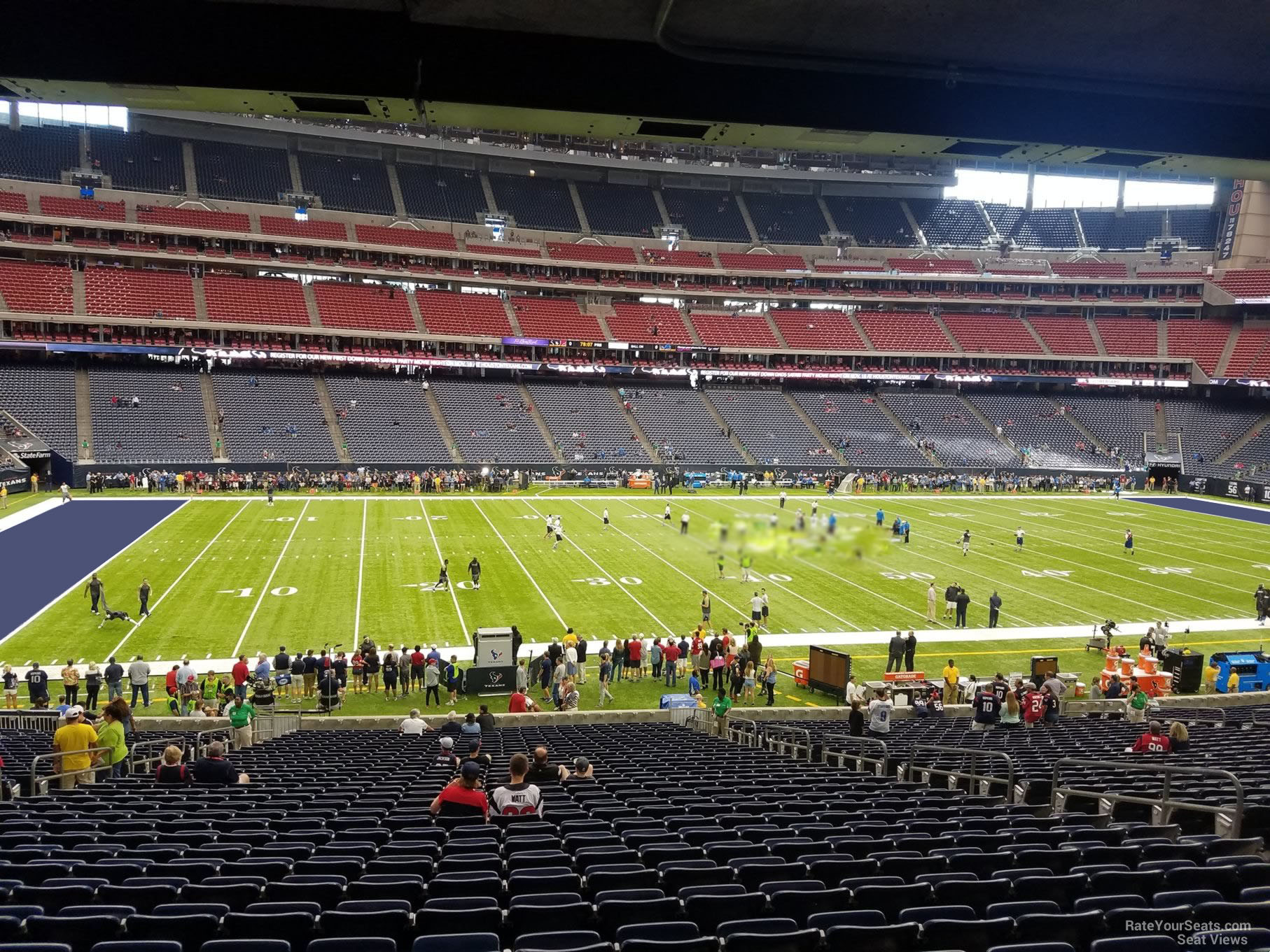 Section 109 at NRG Stadium 