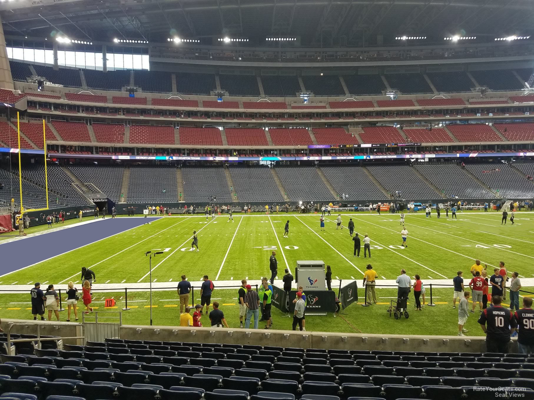 Section 109 at NRG Stadium 