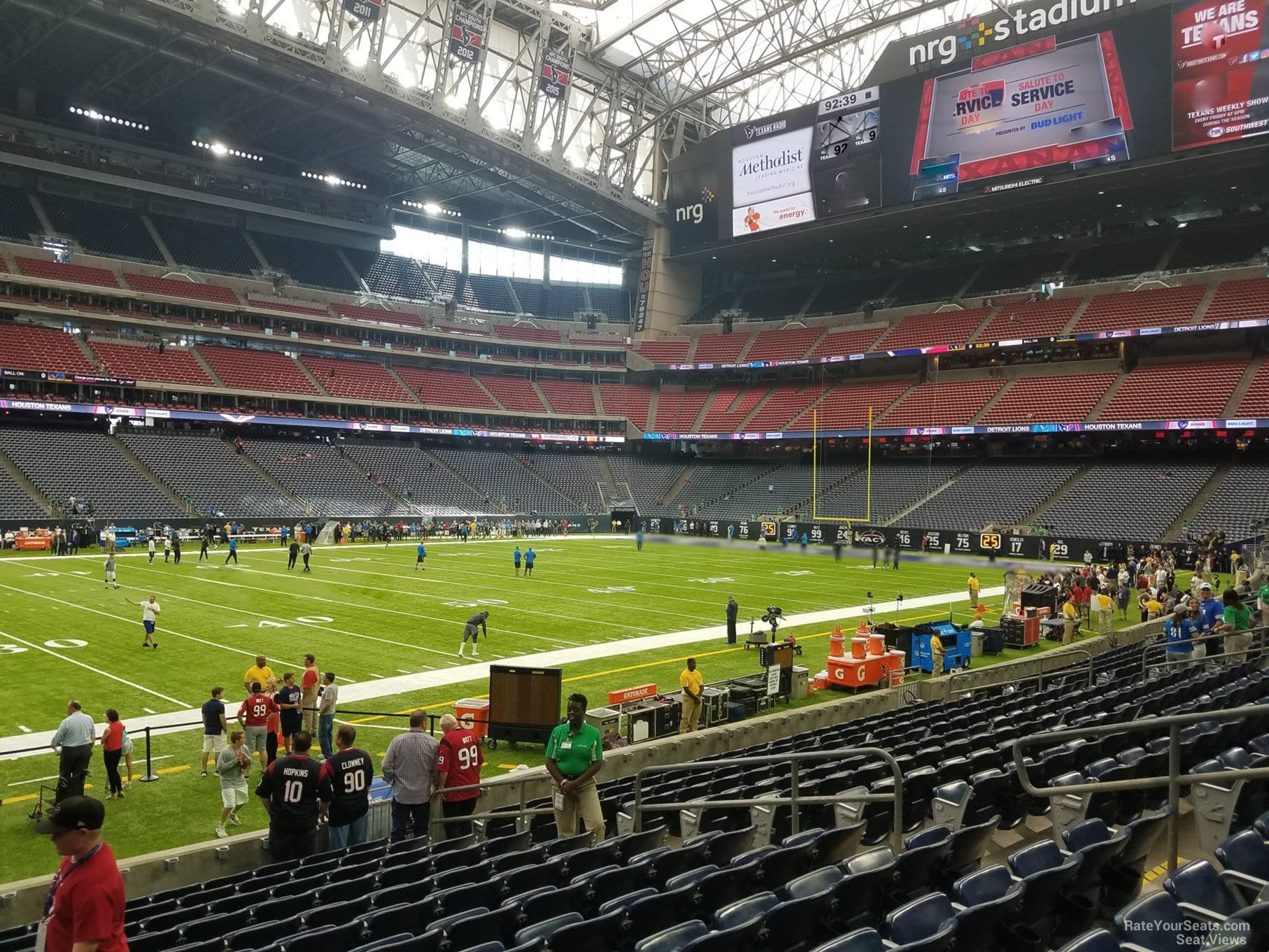 Buy Texans PSLs in section 109, row EE, seats 11-12