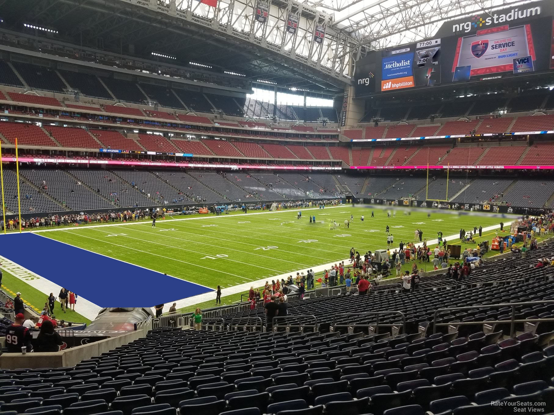 2 FRONT ROW Tickets Titans v Houston Texans 12/3 - 45 Yd Line - Section 112