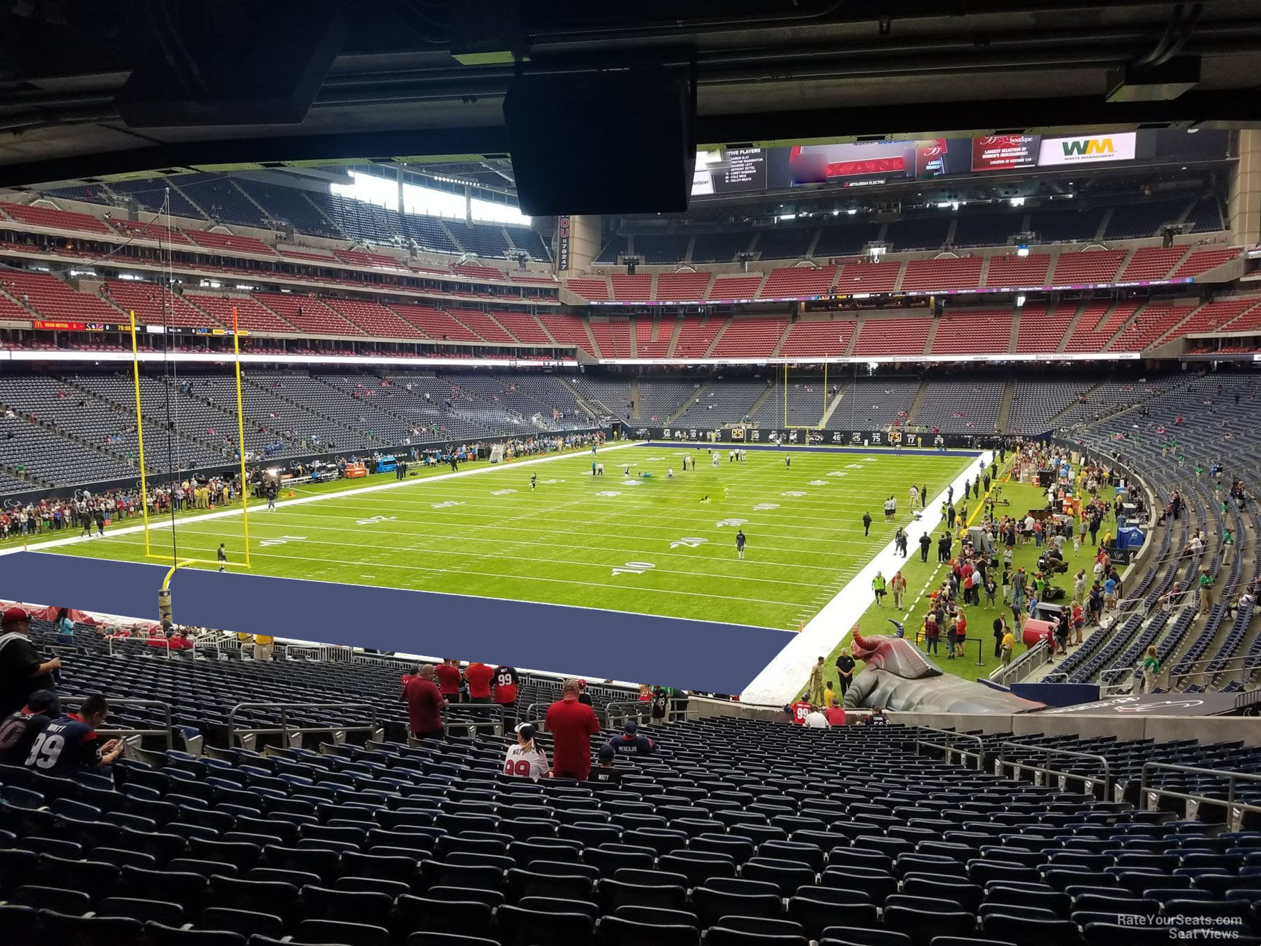 NRG Stadium Section 114 - Houston Texans - RateYourSeats.com