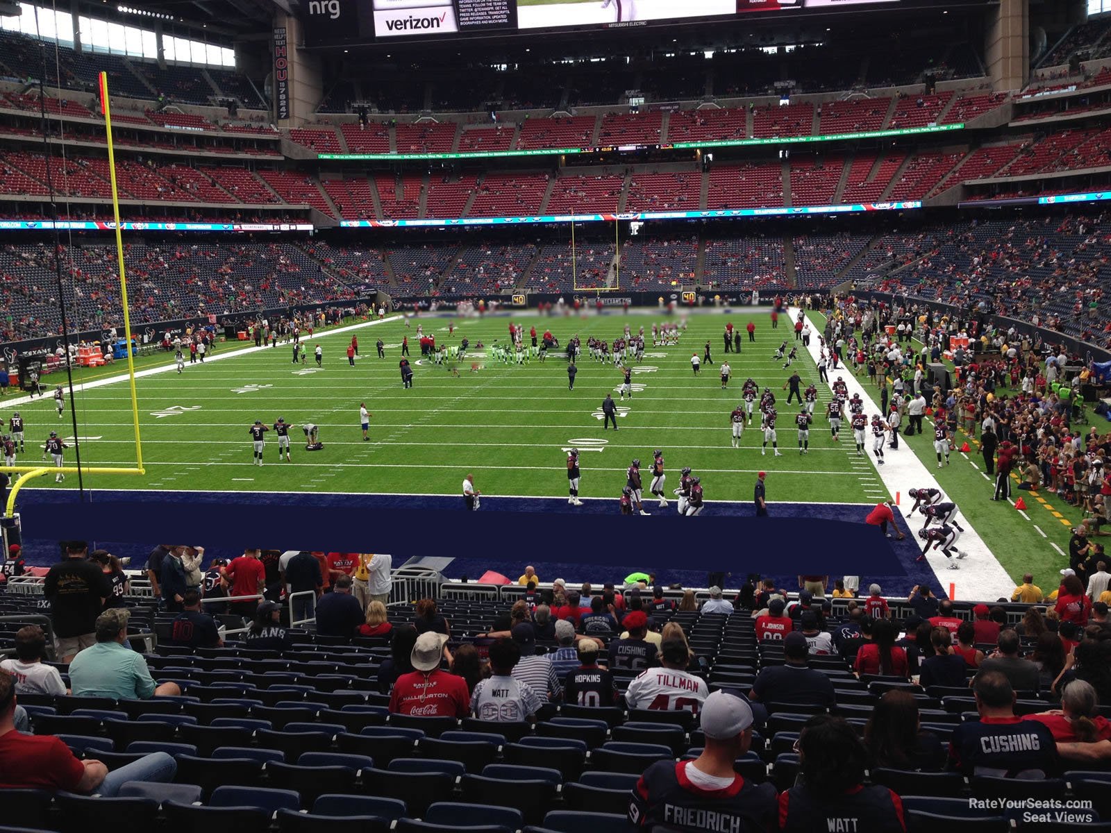 NRG Stadium Section 115 - Houston Texans - RateYourSeats.com