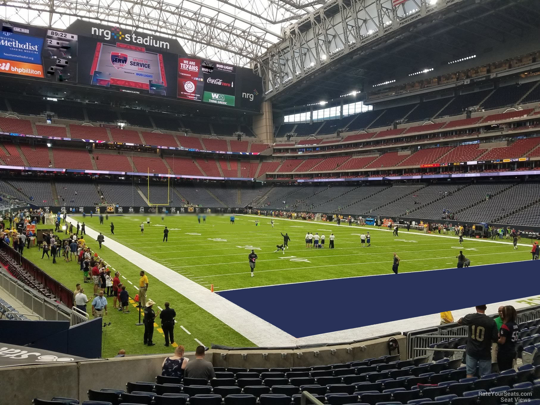 NRG Stadium Section 120 - Houston Texans - RateYourSeats.com