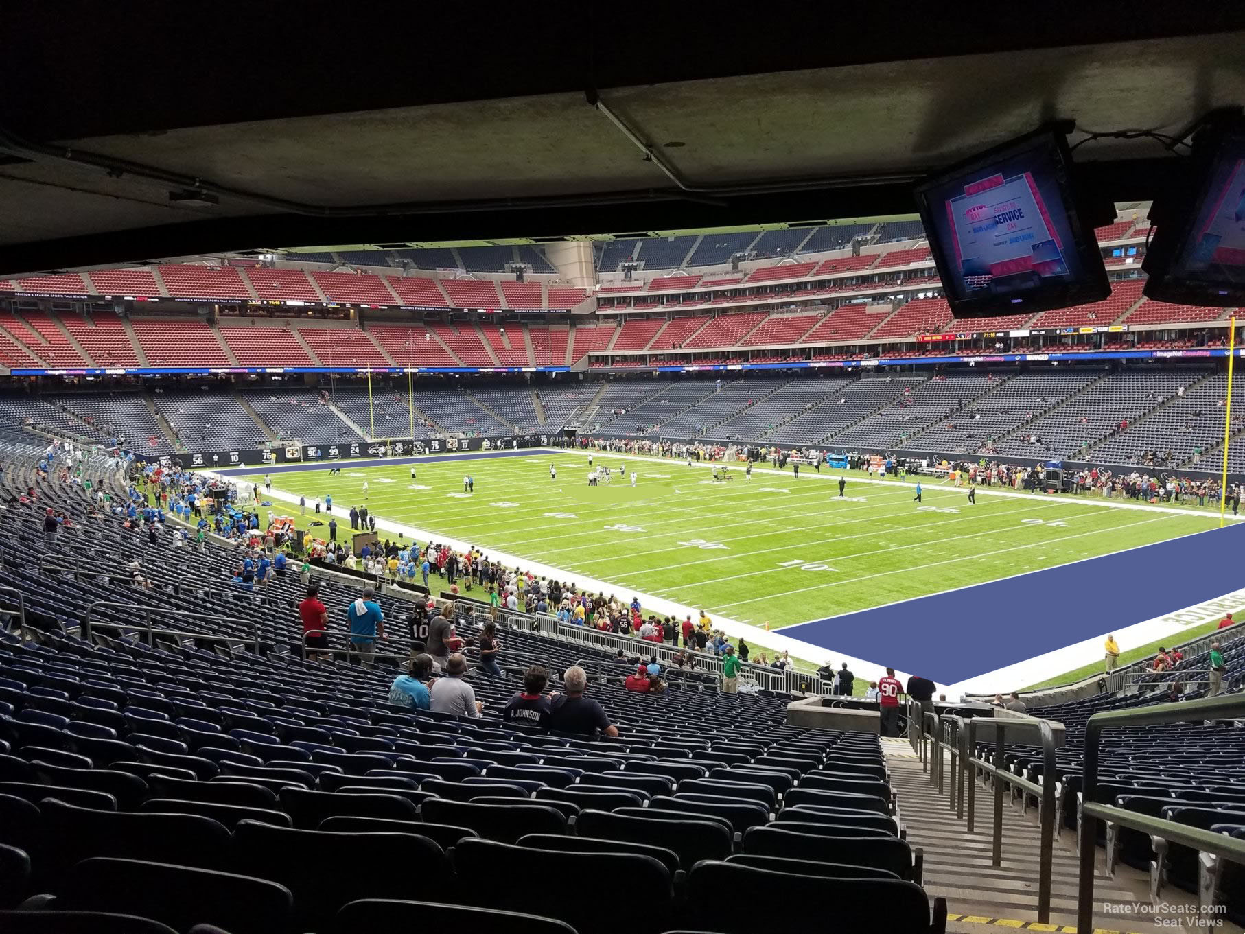 Section 121 at NRG Stadium 