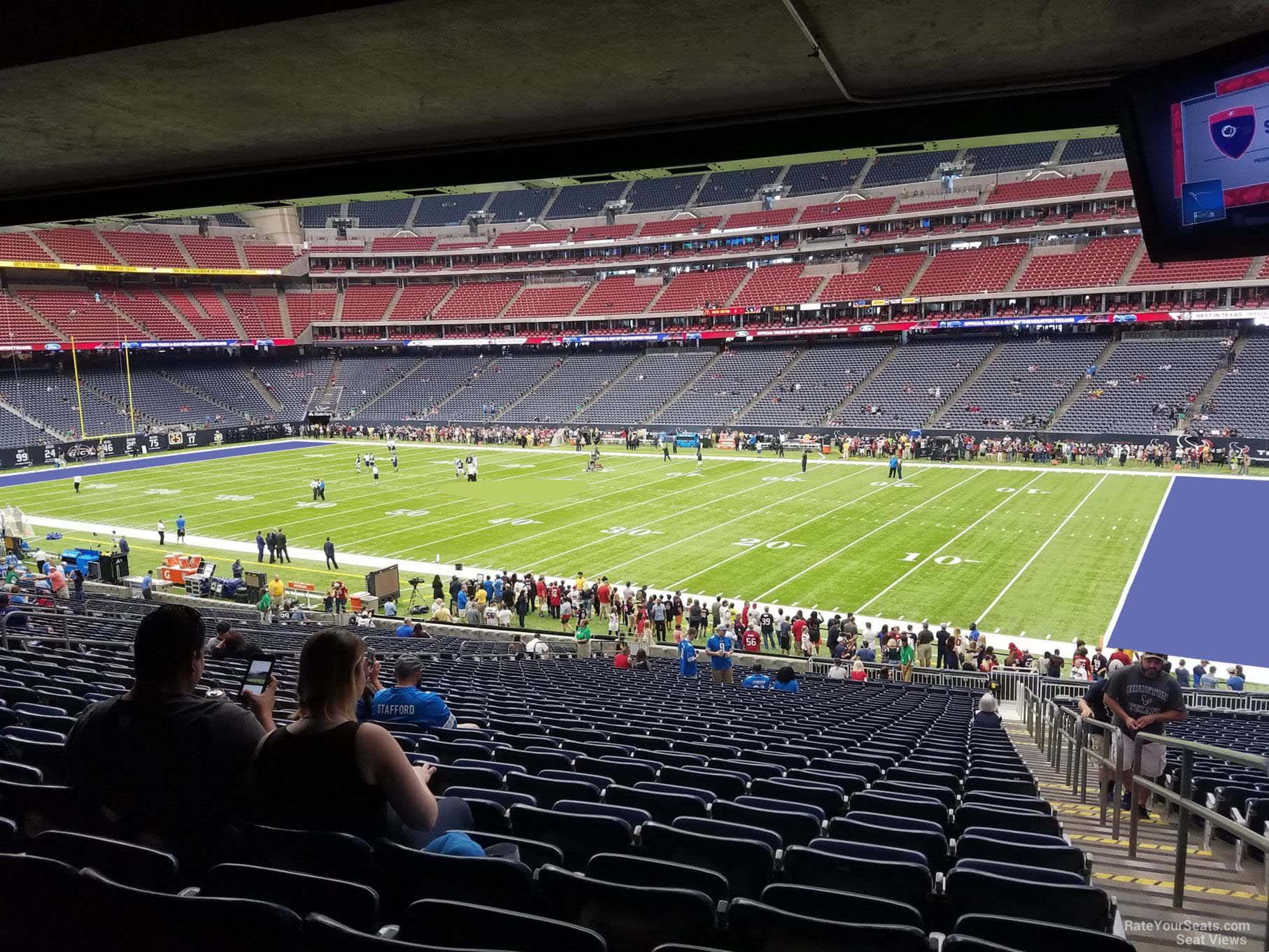 Section 132 at NRG Stadium 