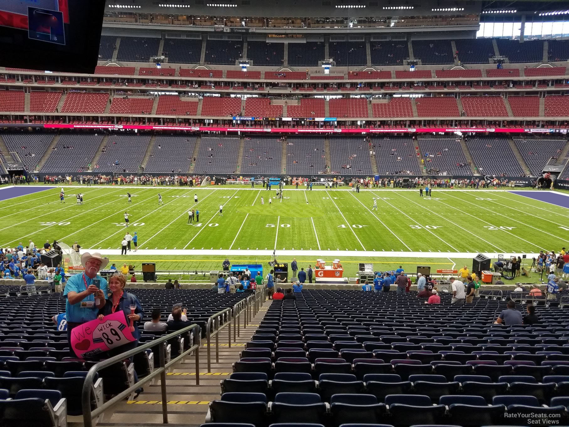 NRG Stadium Section 126 - Houston Texans - RateYourSeats.com