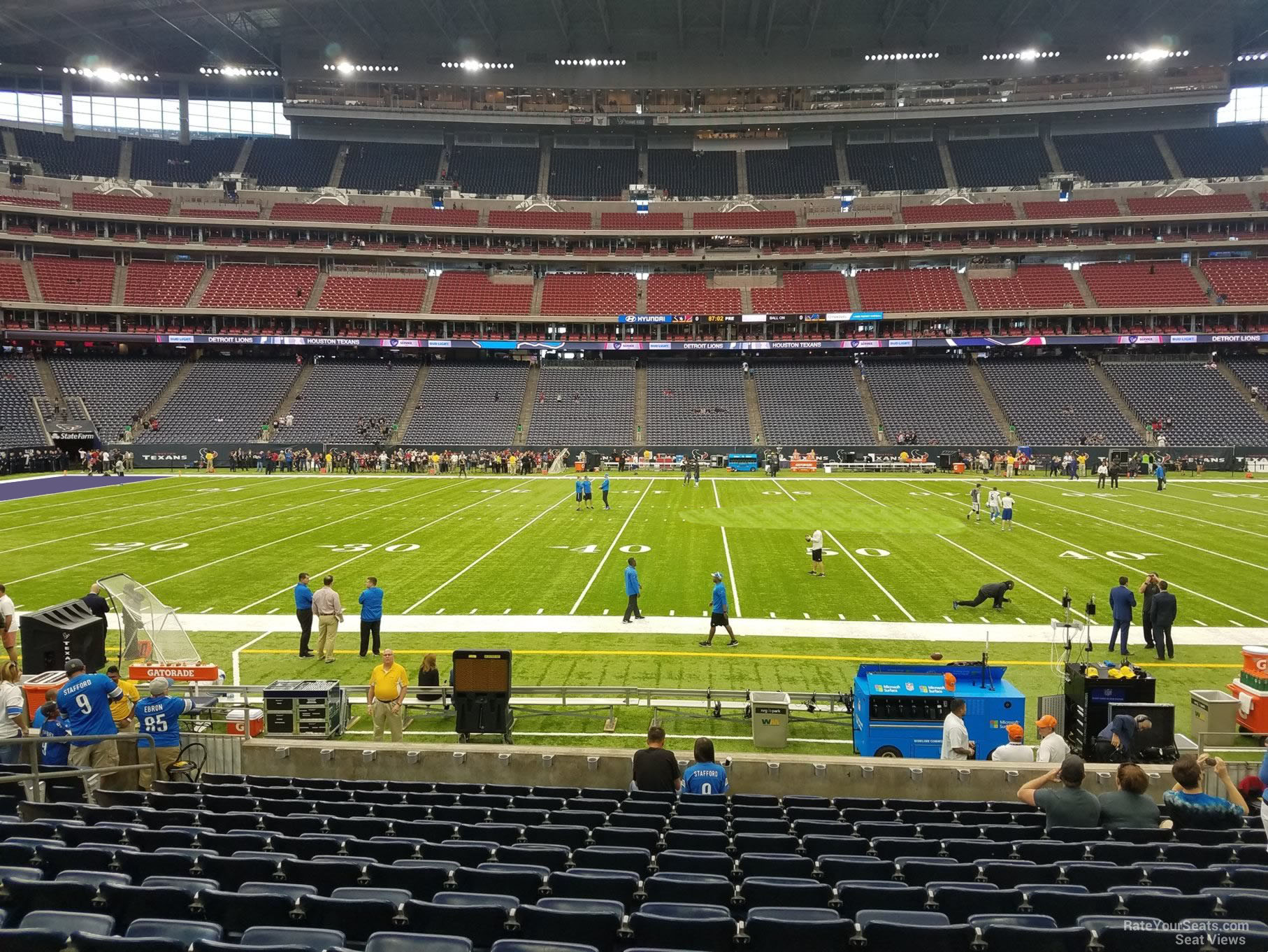 NRG Stadium Section 127 - Houston Texans - RateYourSeats.com